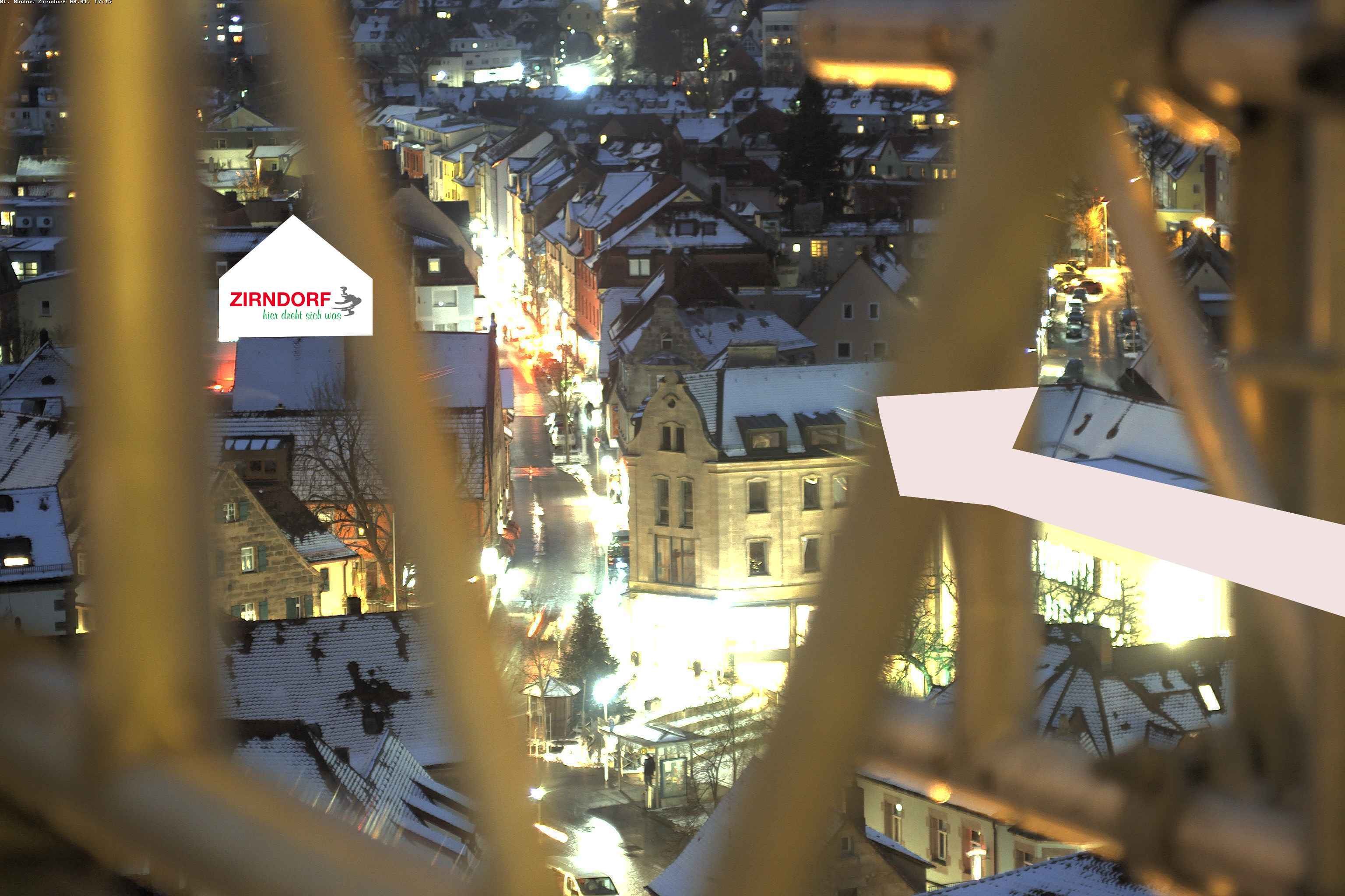 Archiv Foto Webcam Kirchturm Zirndorf