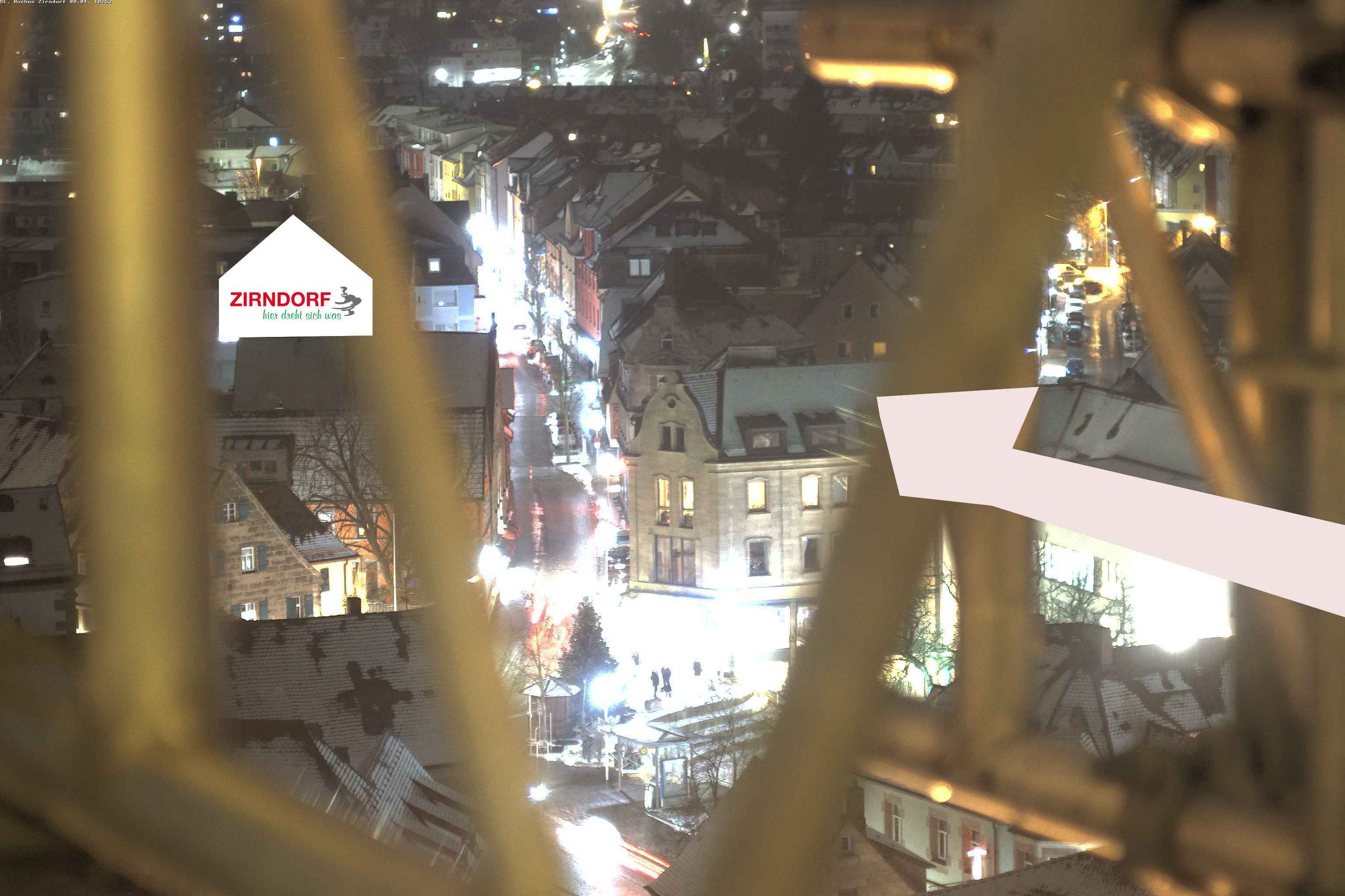 Archiv Foto Webcam Kirchturm Zirndorf