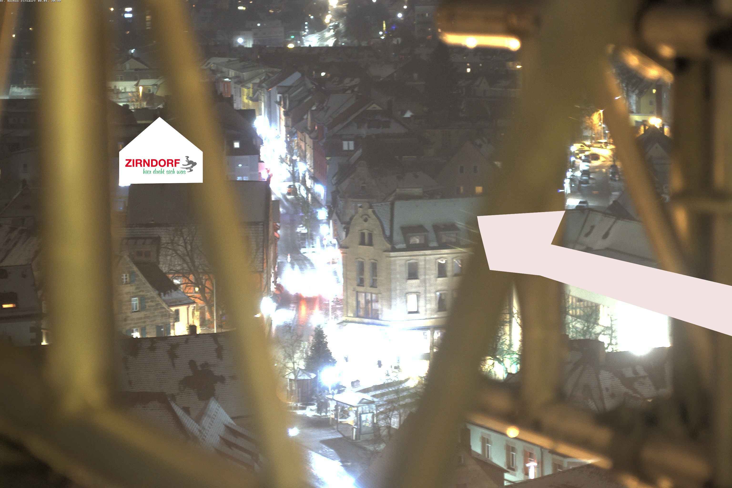 Archiv Foto Webcam Kirchturm Zirndorf