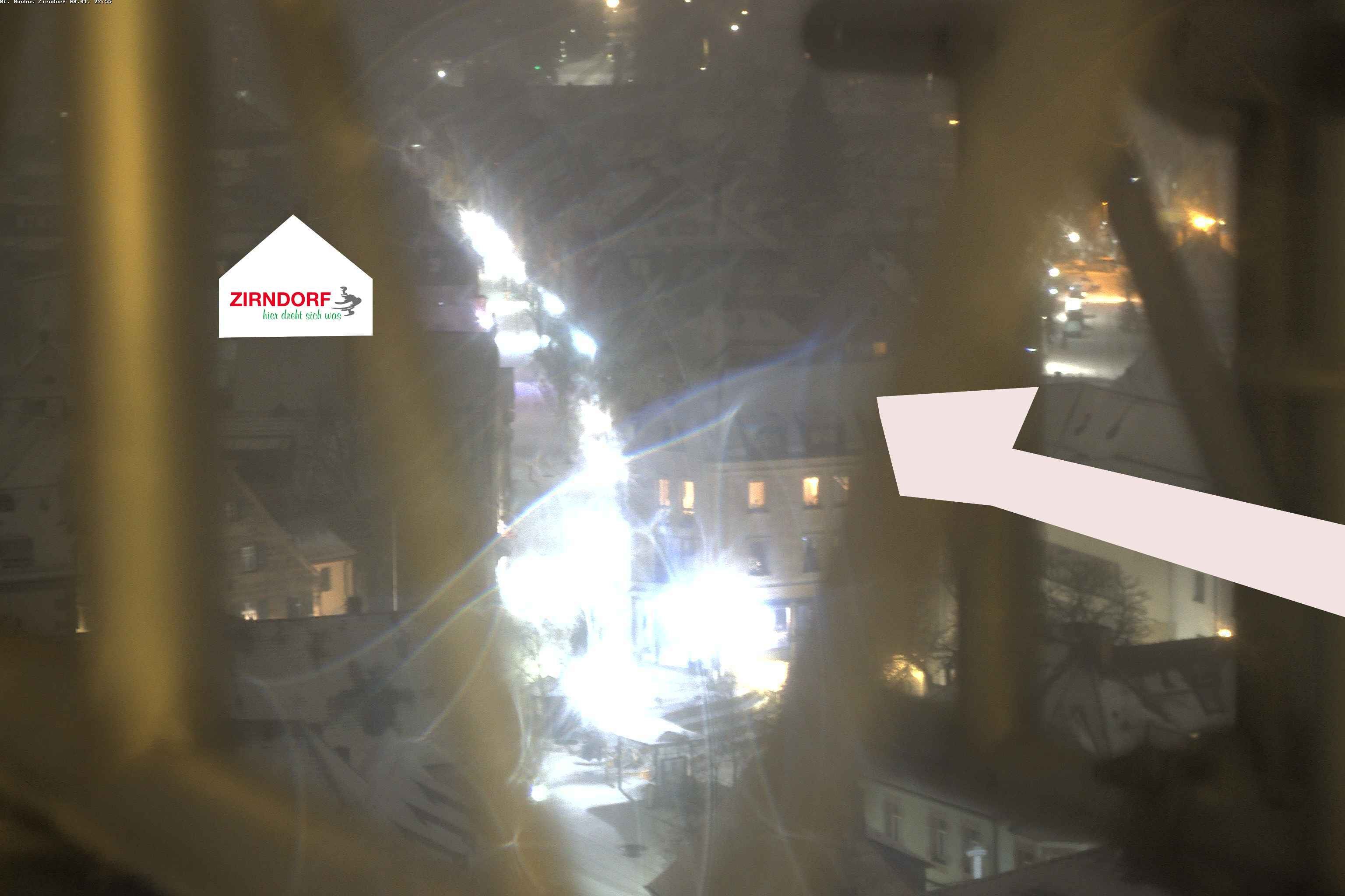 Archiv Foto Webcam Kirchturm Zirndorf