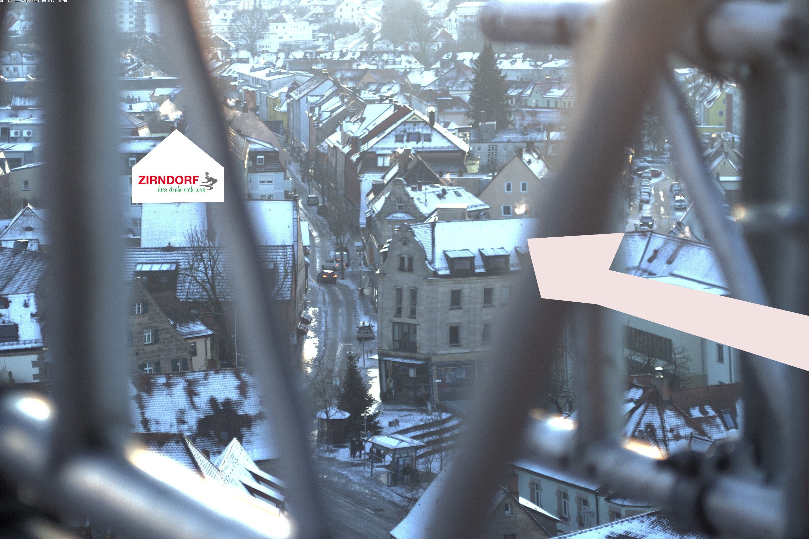 Archiv Foto Webcam Kirchturm Zirndorf