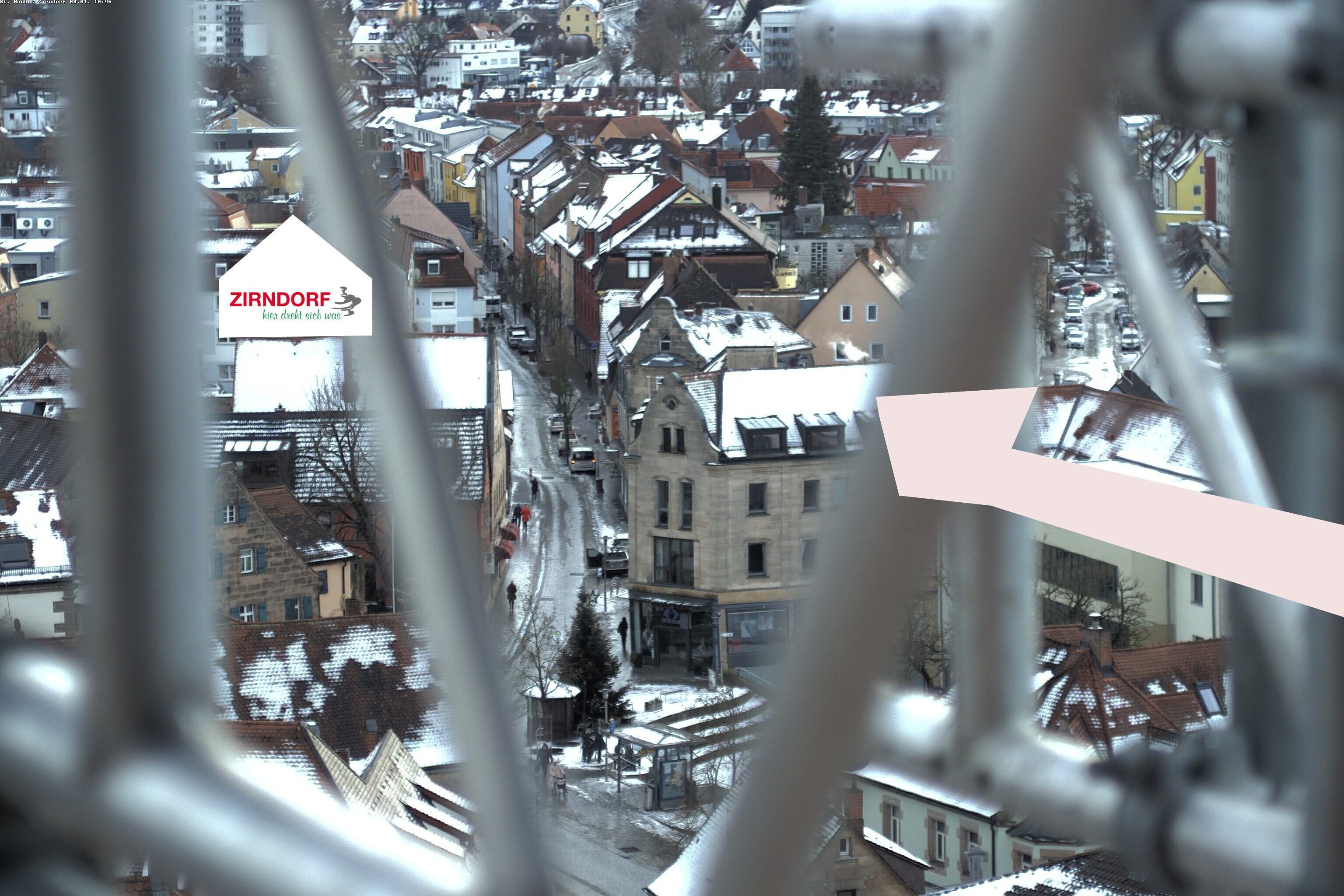 Archiv Foto Webcam Kirchturm Zirndorf