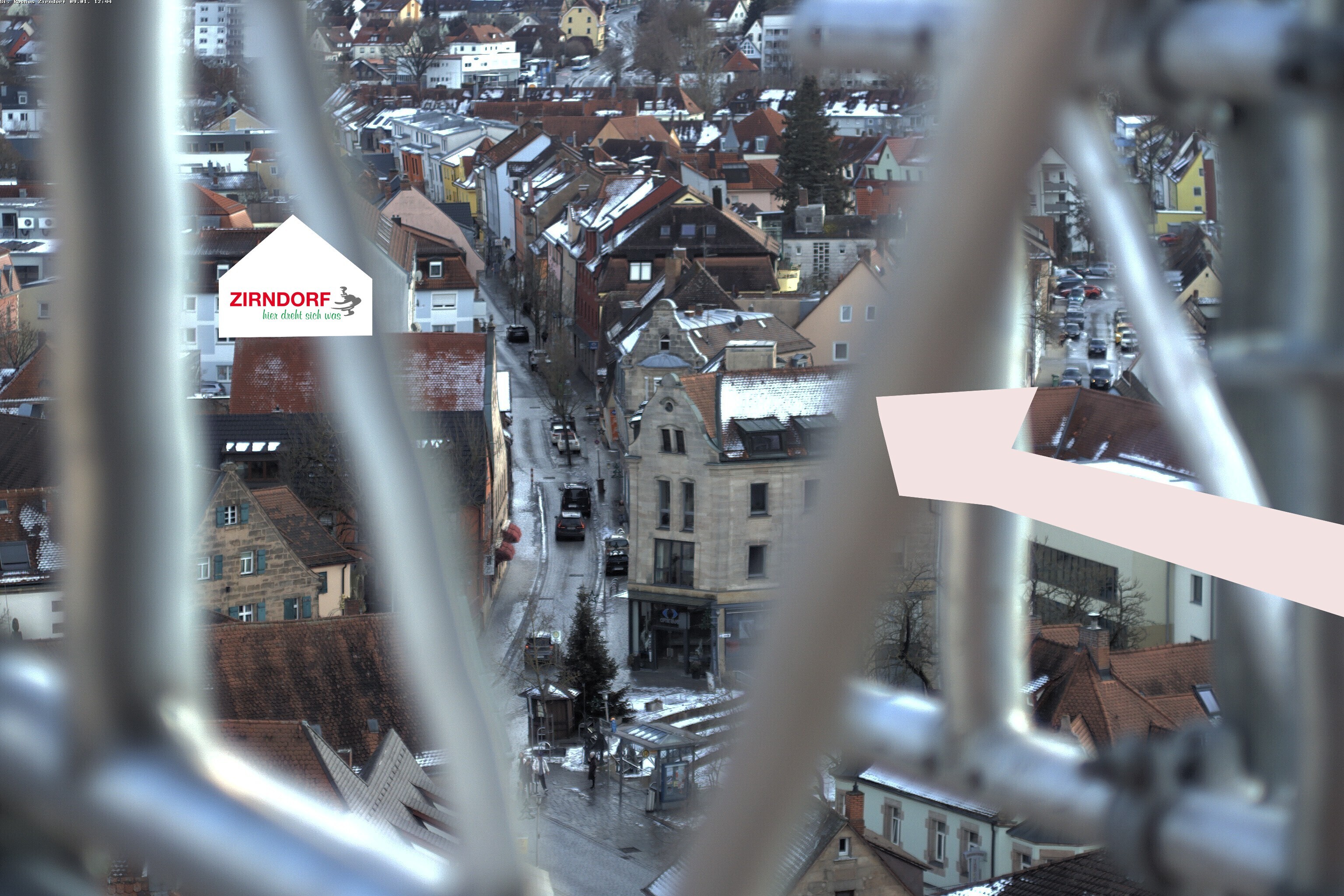 Archiv Foto Webcam Kirchturm Zirndorf