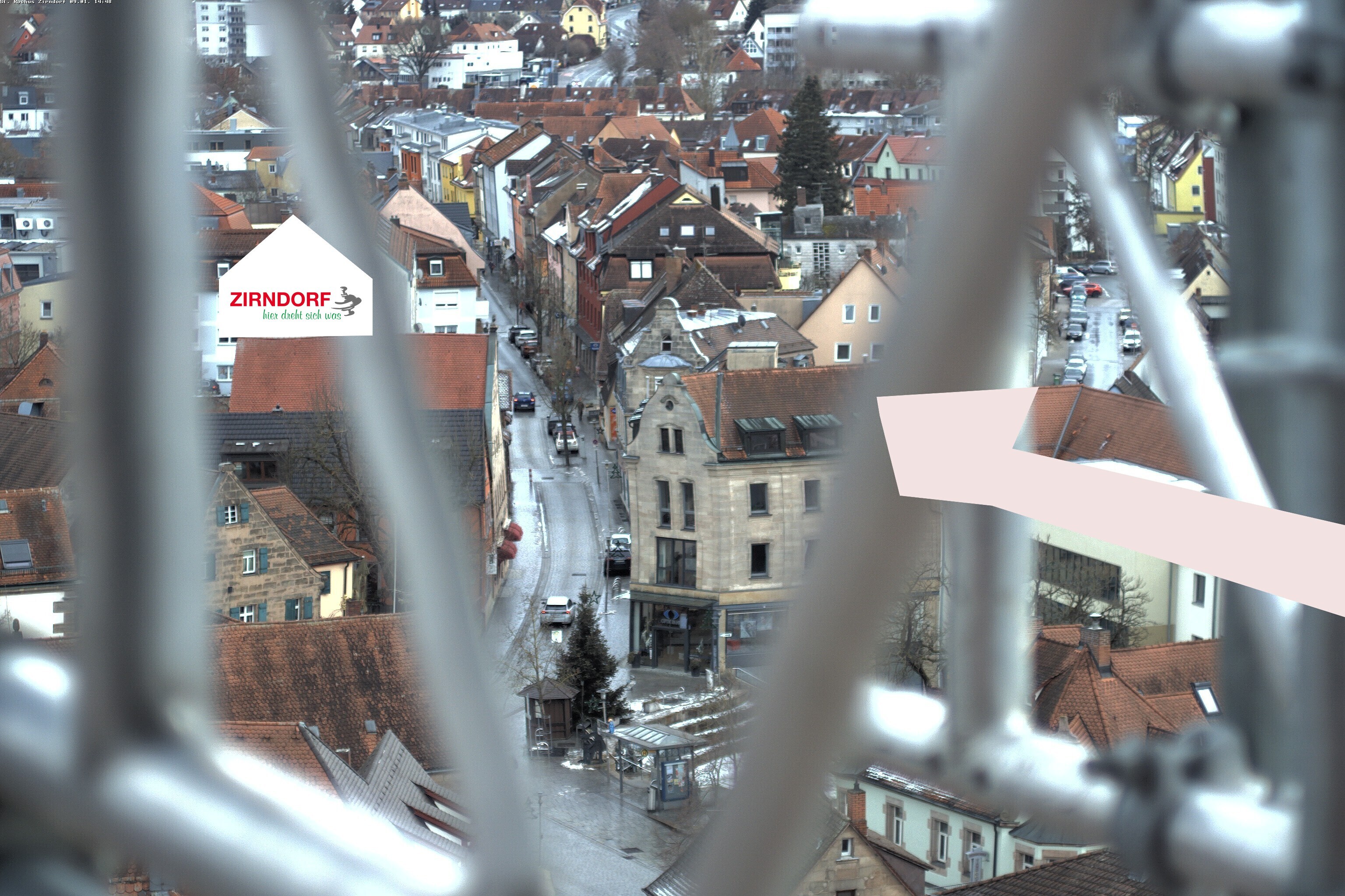Archiv Foto Webcam Kirchturm Zirndorf
