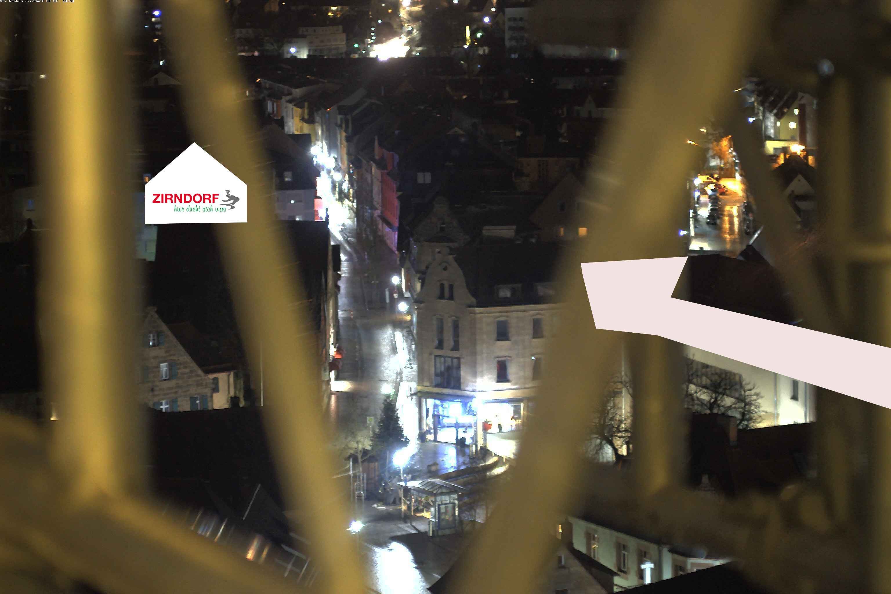 Archiv Foto Webcam Kirchturm Zirndorf