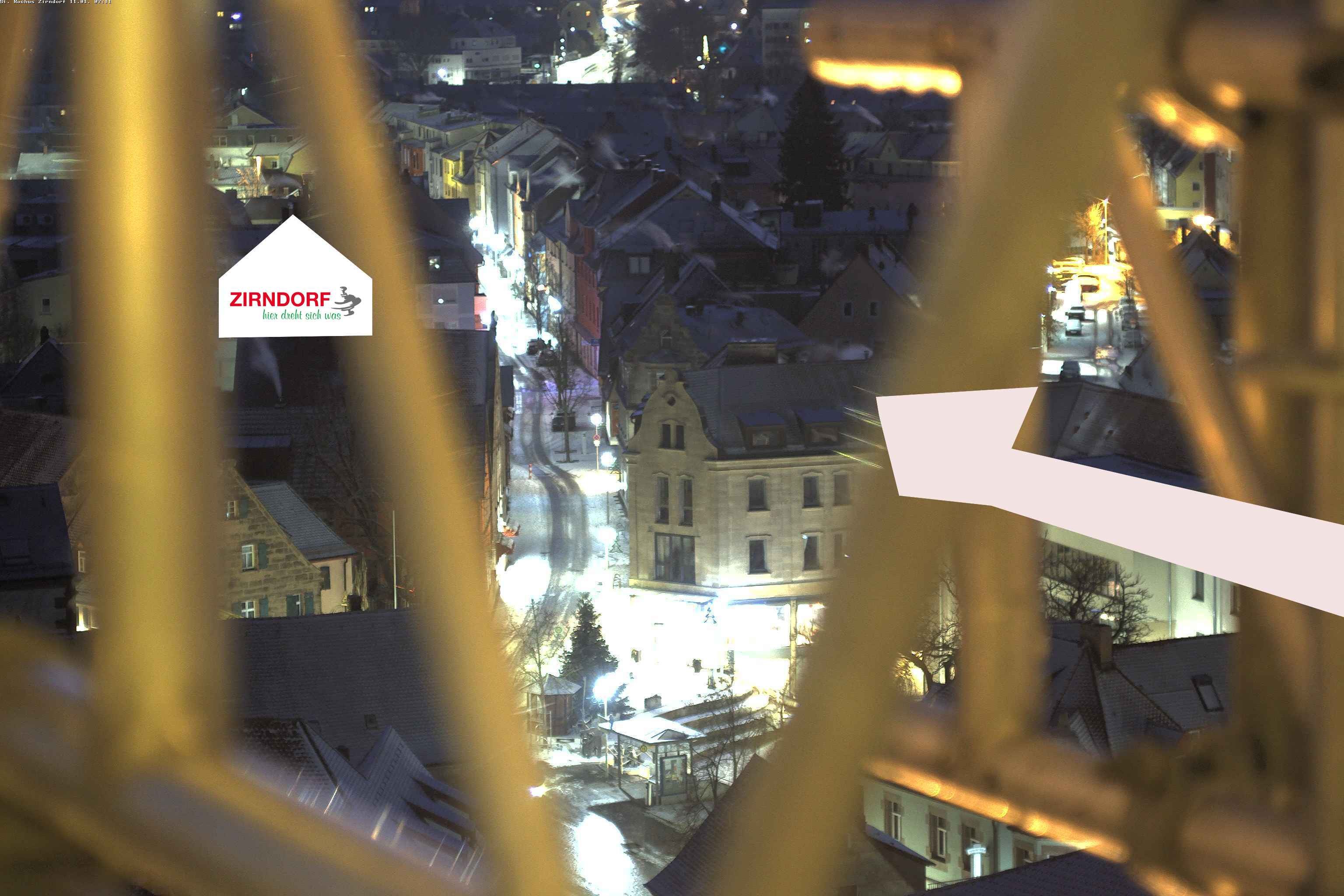 Archiv Foto Webcam Kirchturm Zirndorf