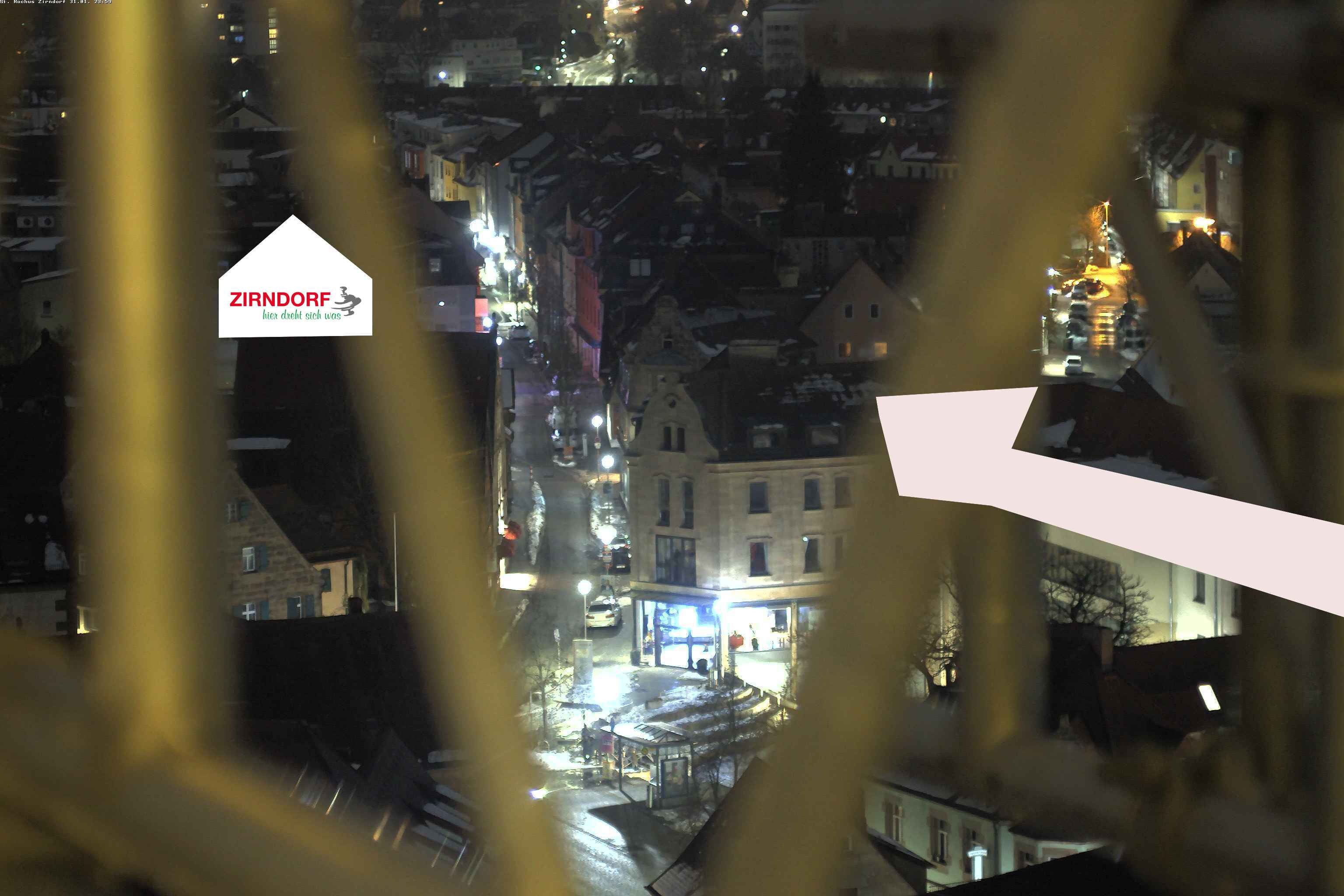 Archiv Foto Webcam Kirchturm Zirndorf