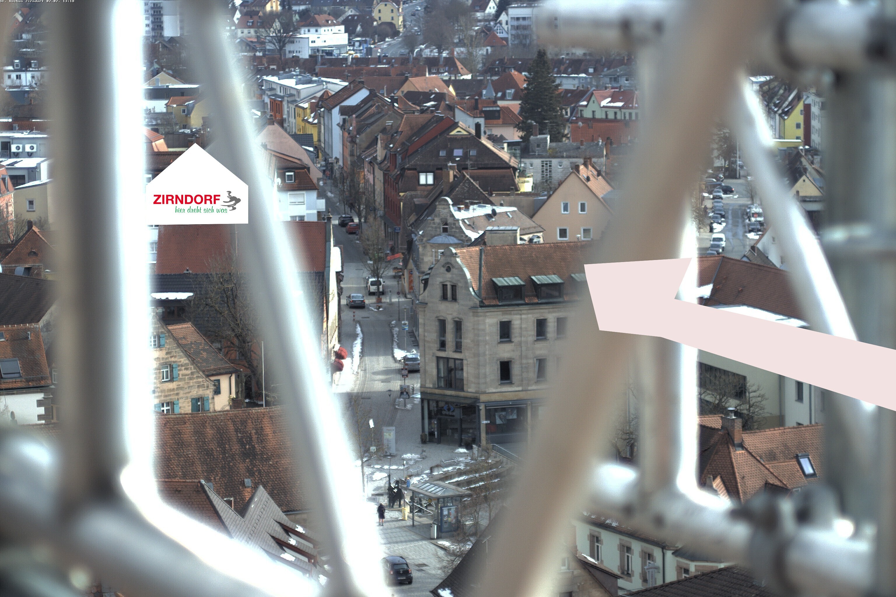 Archiv Foto Webcam Kirchturm Zirndorf