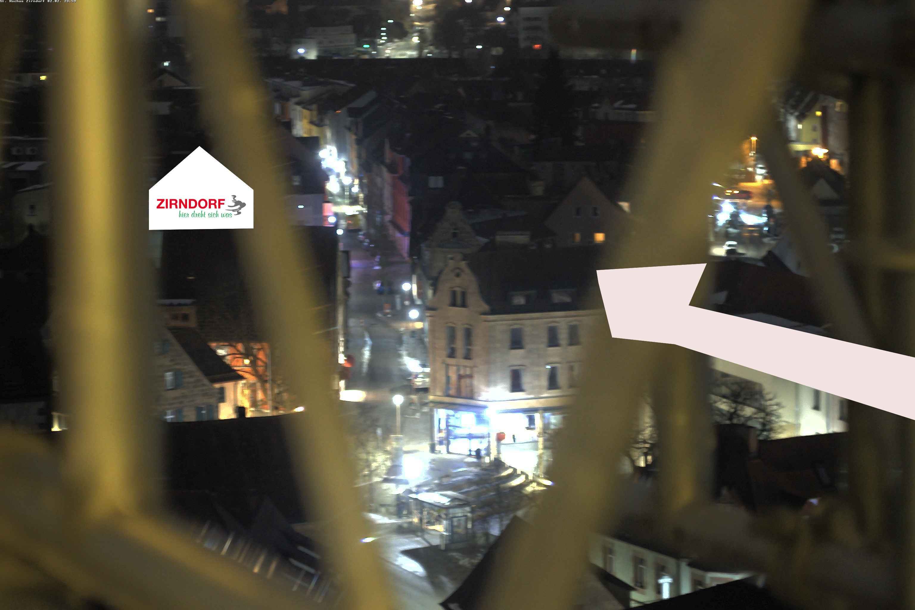 Archiv Foto Webcam Kirchturm Zirndorf