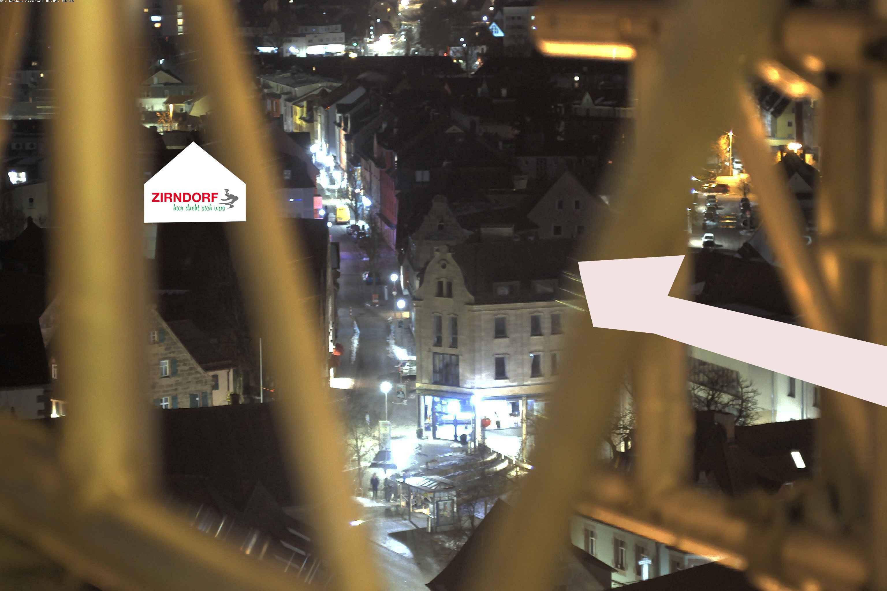 Archiv Foto Webcam Kirchturm Zirndorf