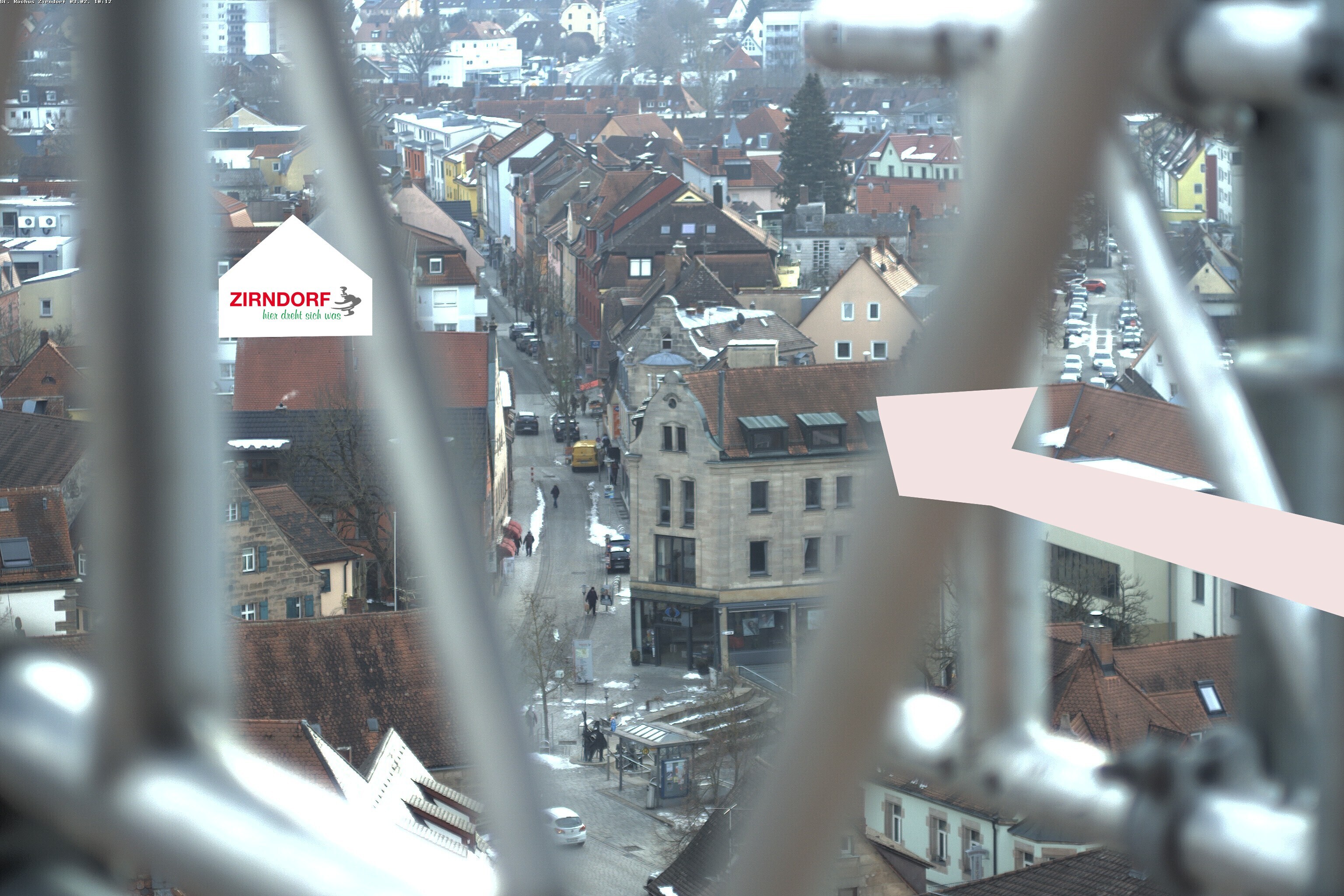 Archiv Foto Webcam Kirchturm Zirndorf