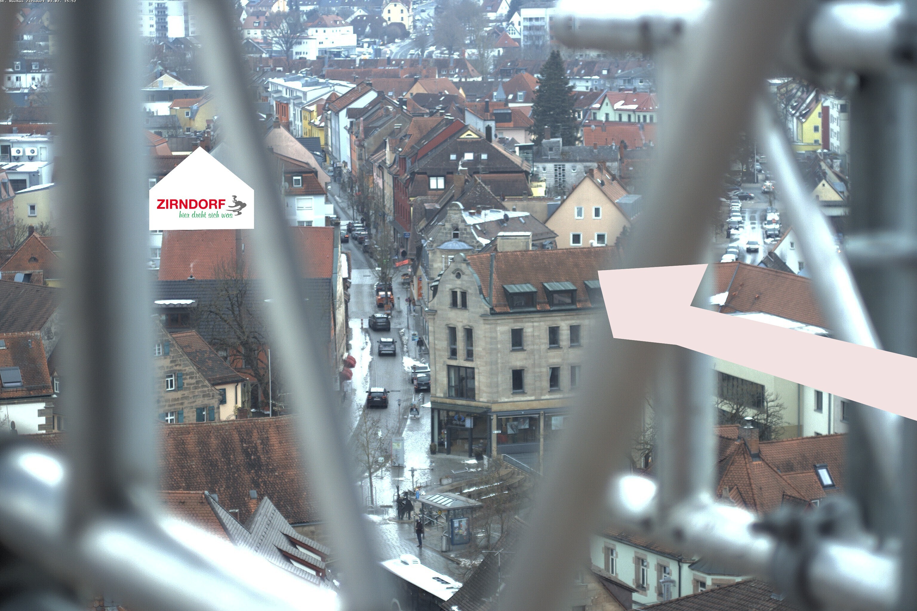 Archiv Foto Webcam Kirchturm Zirndorf