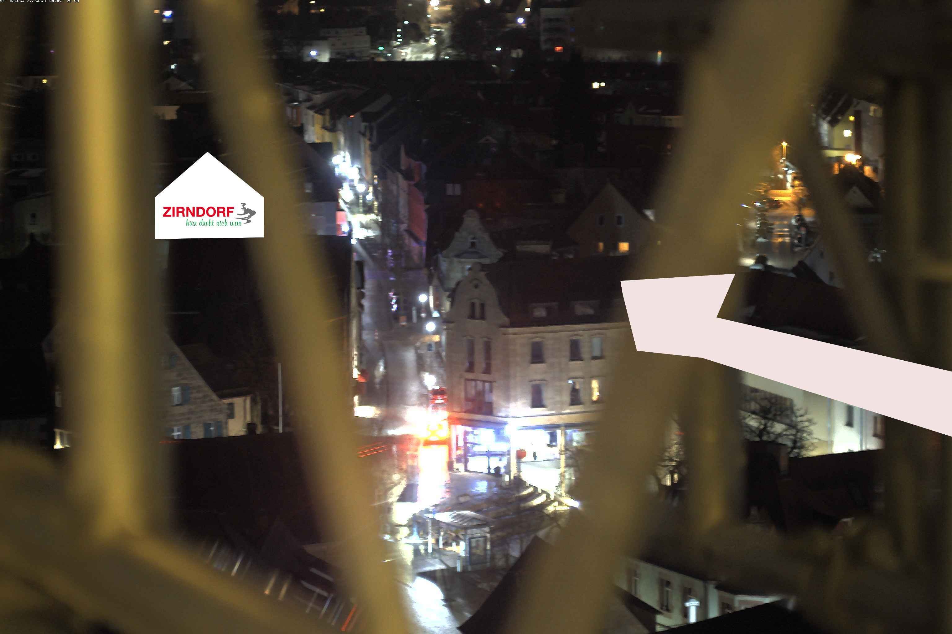 Archiv Foto Webcam Kirchturm Zirndorf