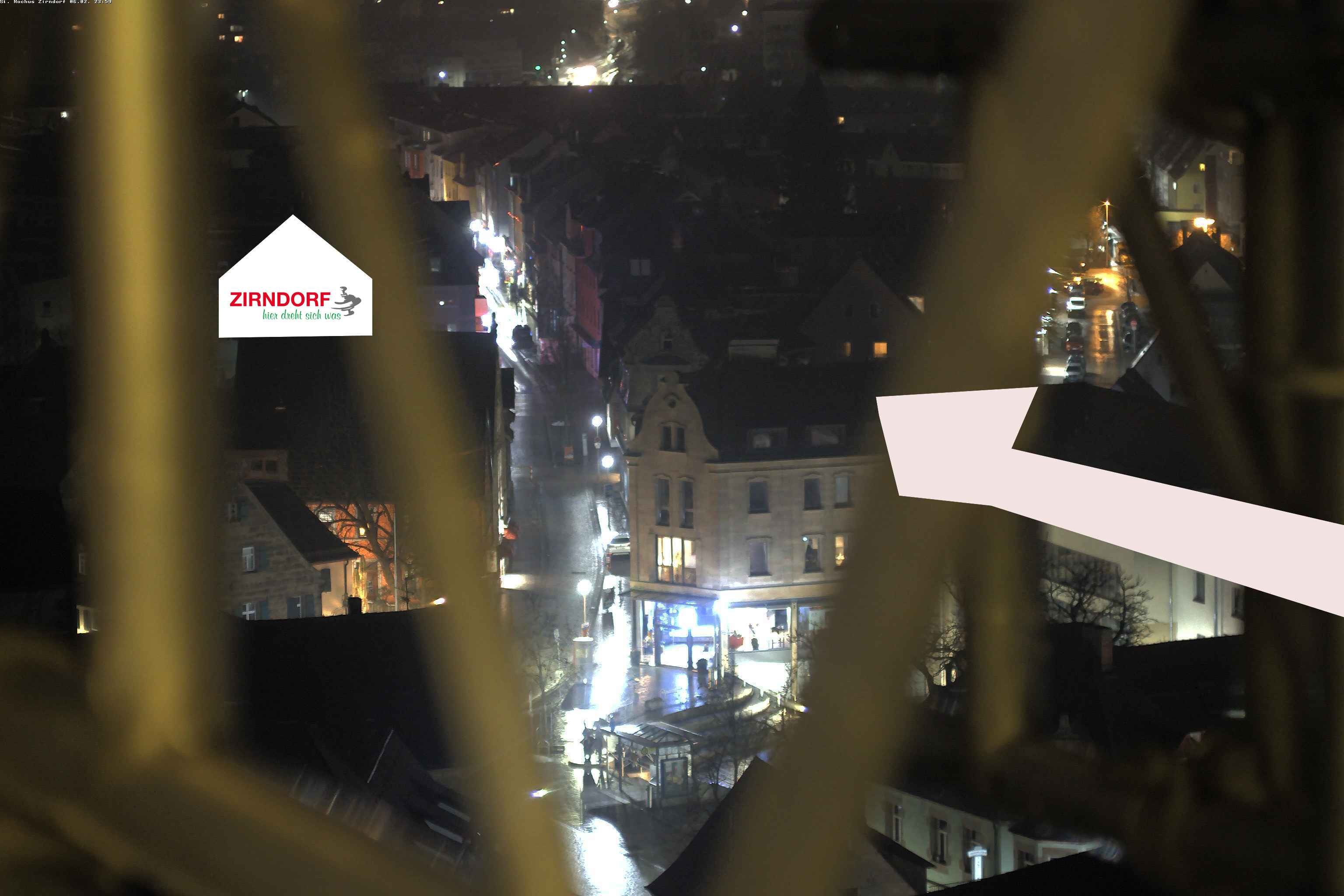 Archiv Foto Webcam Kirchturm Zirndorf