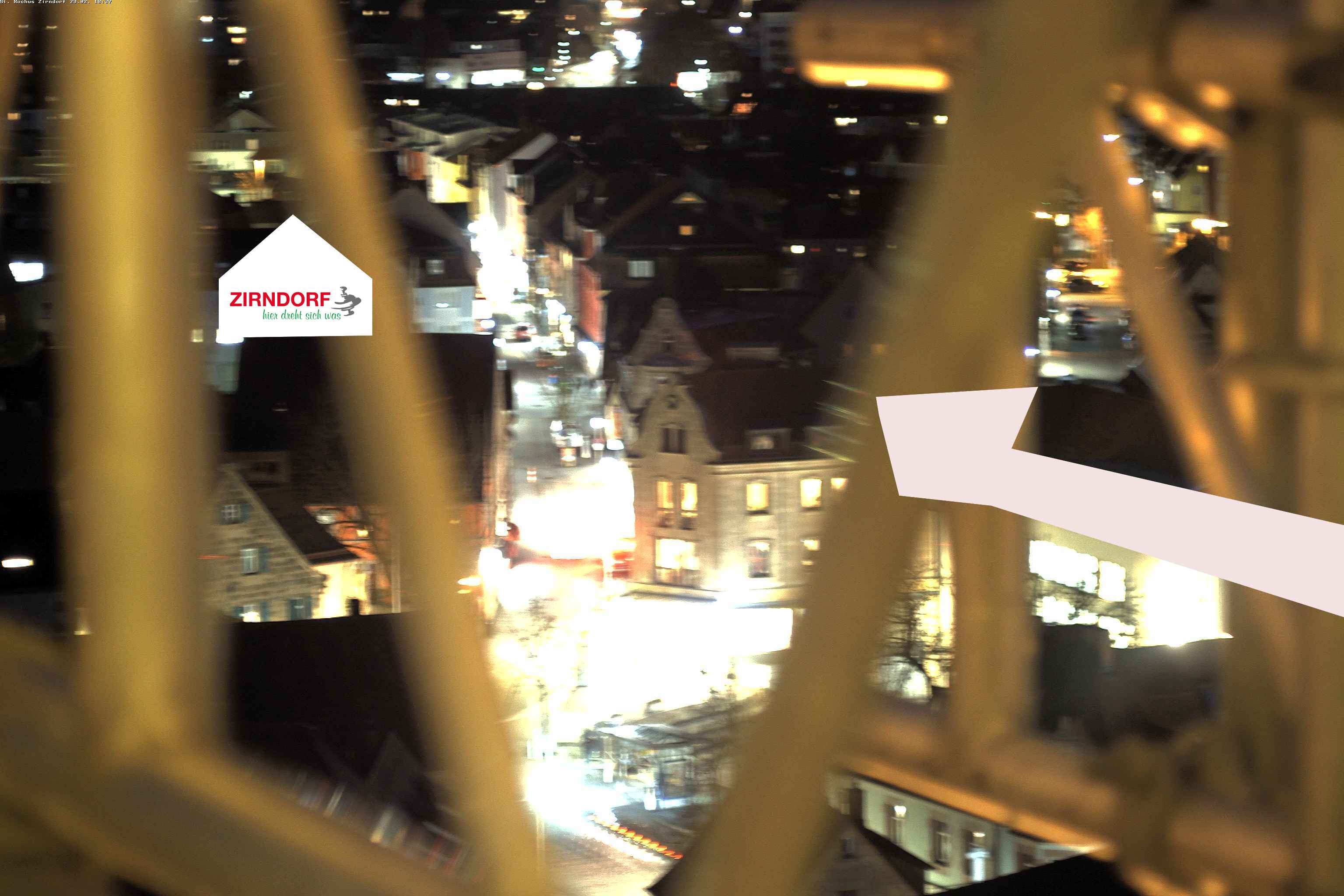 Archiv Foto Webcam Kirchturm Zirndorf