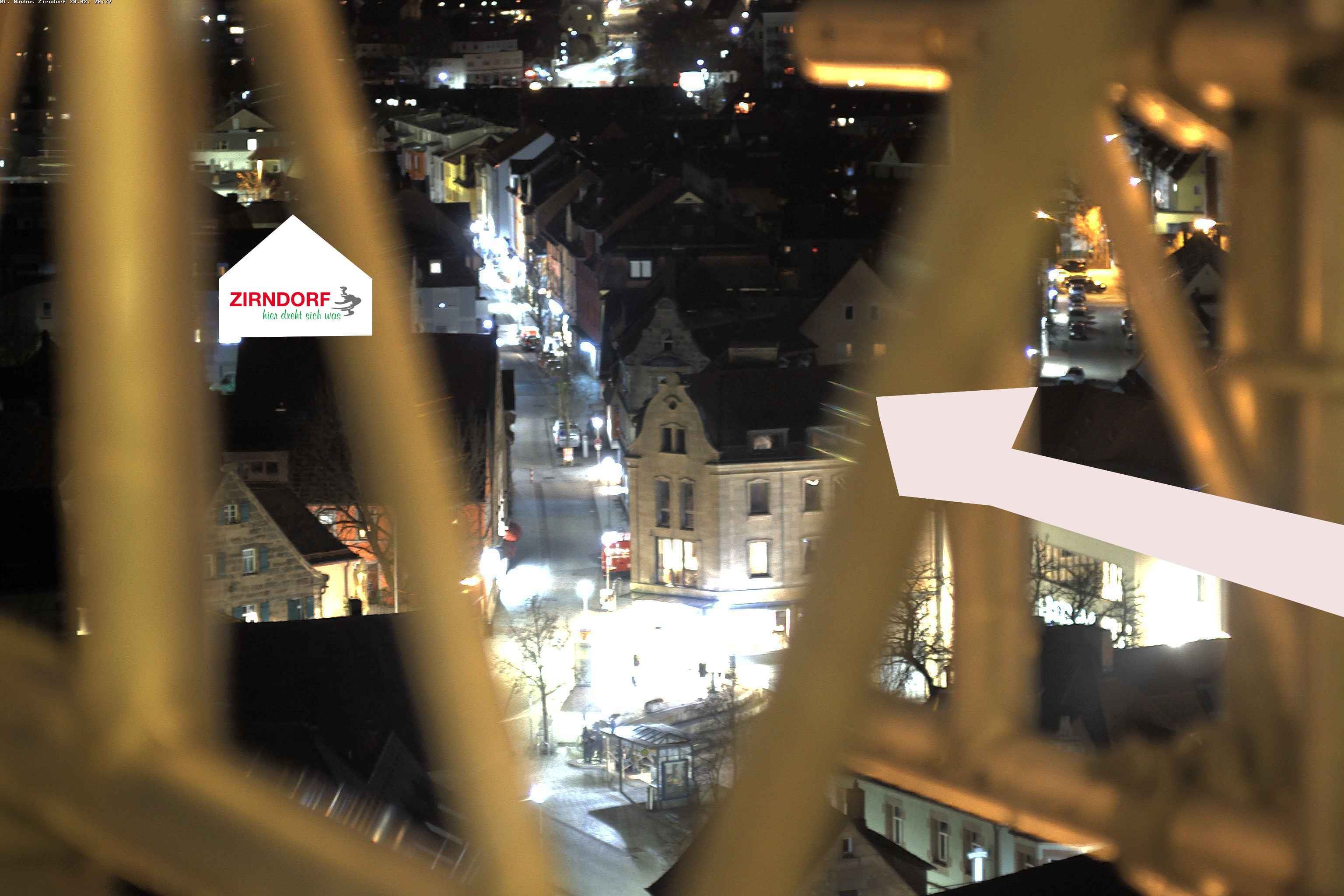 Archiv Foto Webcam Kirchturm Zirndorf