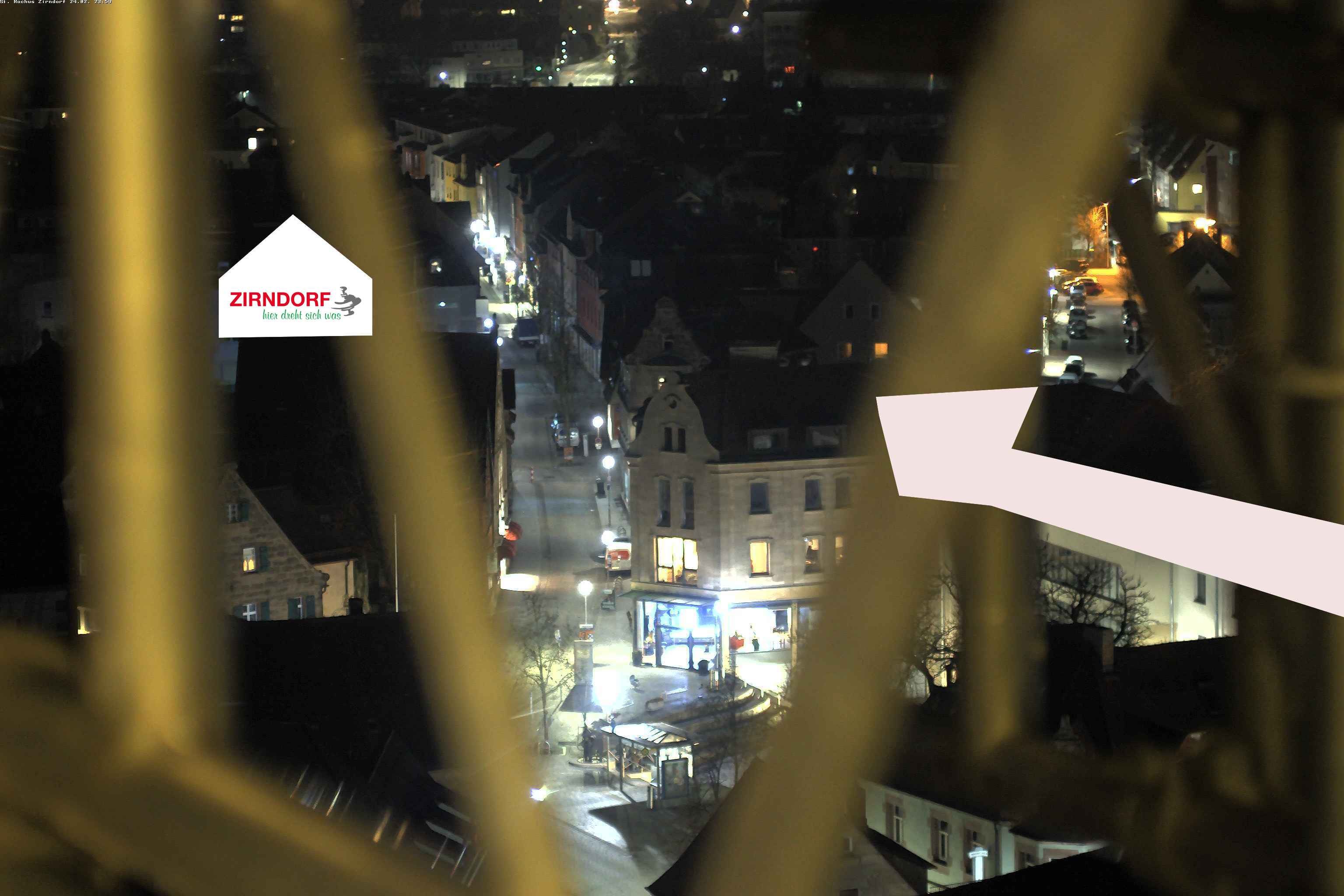 Archiv Foto Webcam Kirchturm Zirndorf