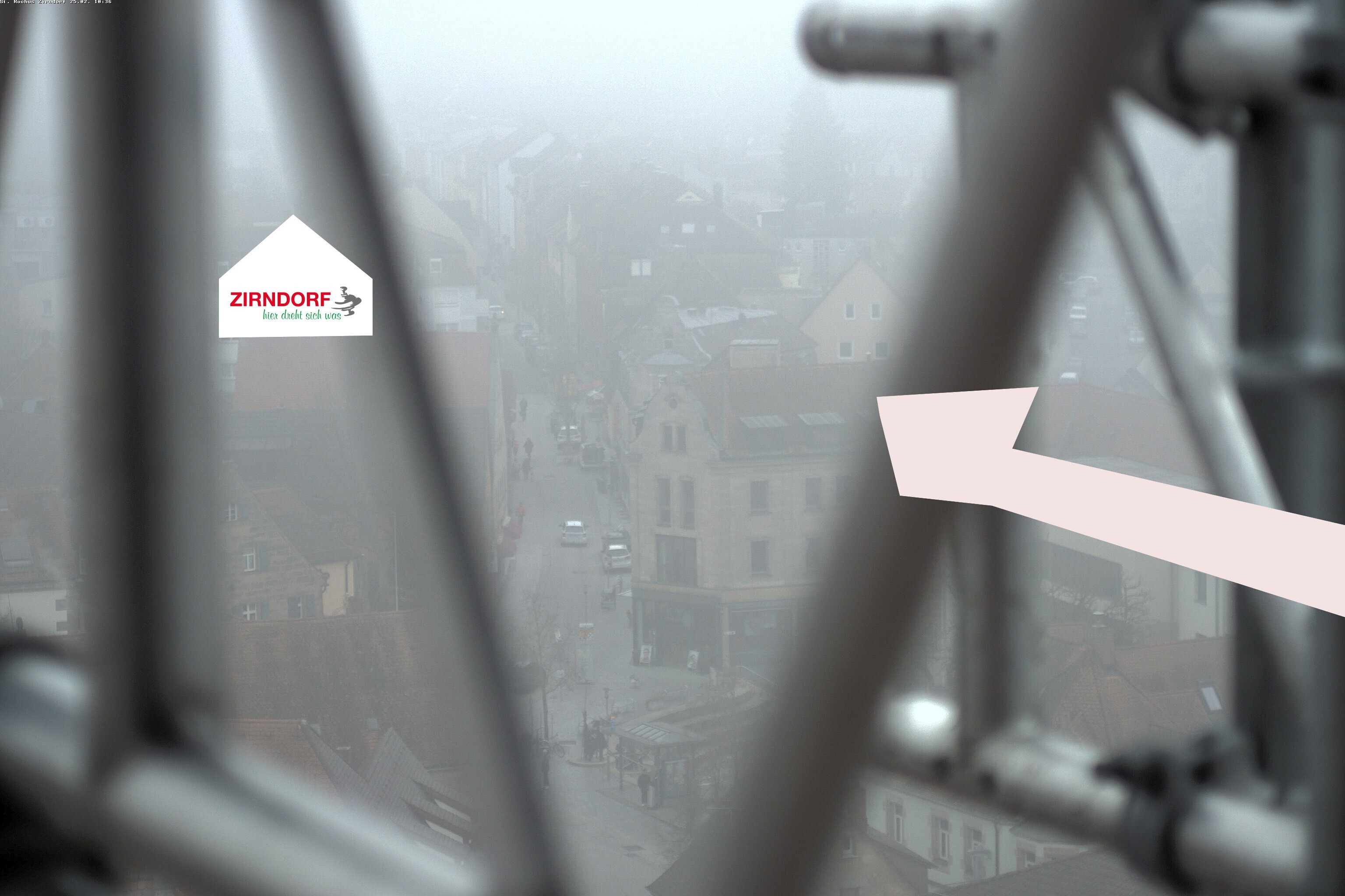 Archiv Foto Webcam Kirchturm Zirndorf