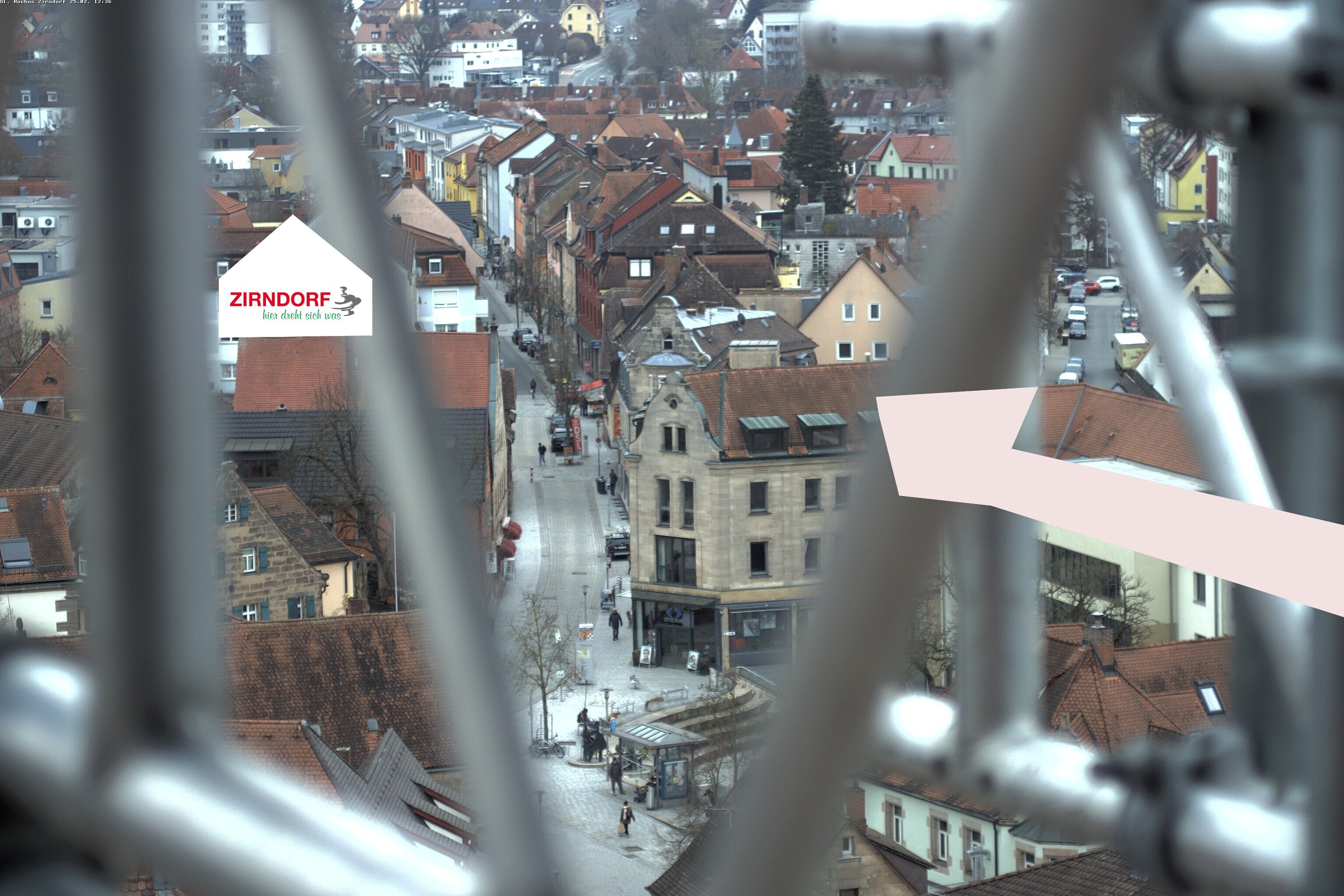 Archiv Foto Webcam Kirchturm Zirndorf