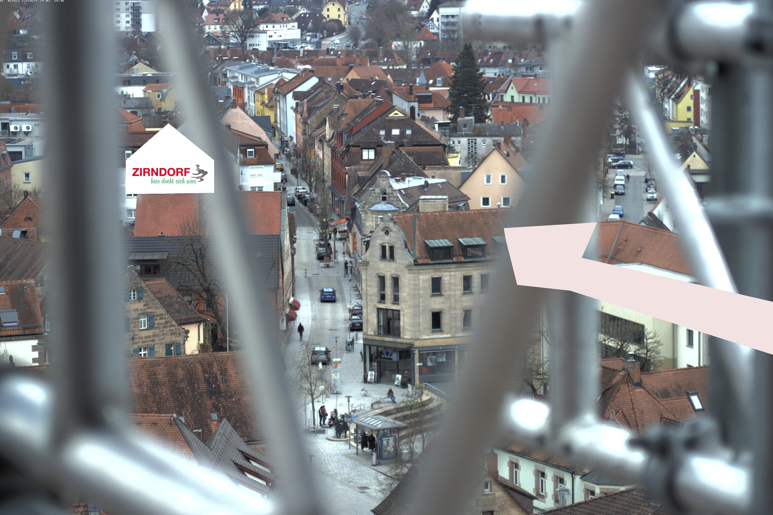 Archiv Foto Webcam Kirchturm Zirndorf