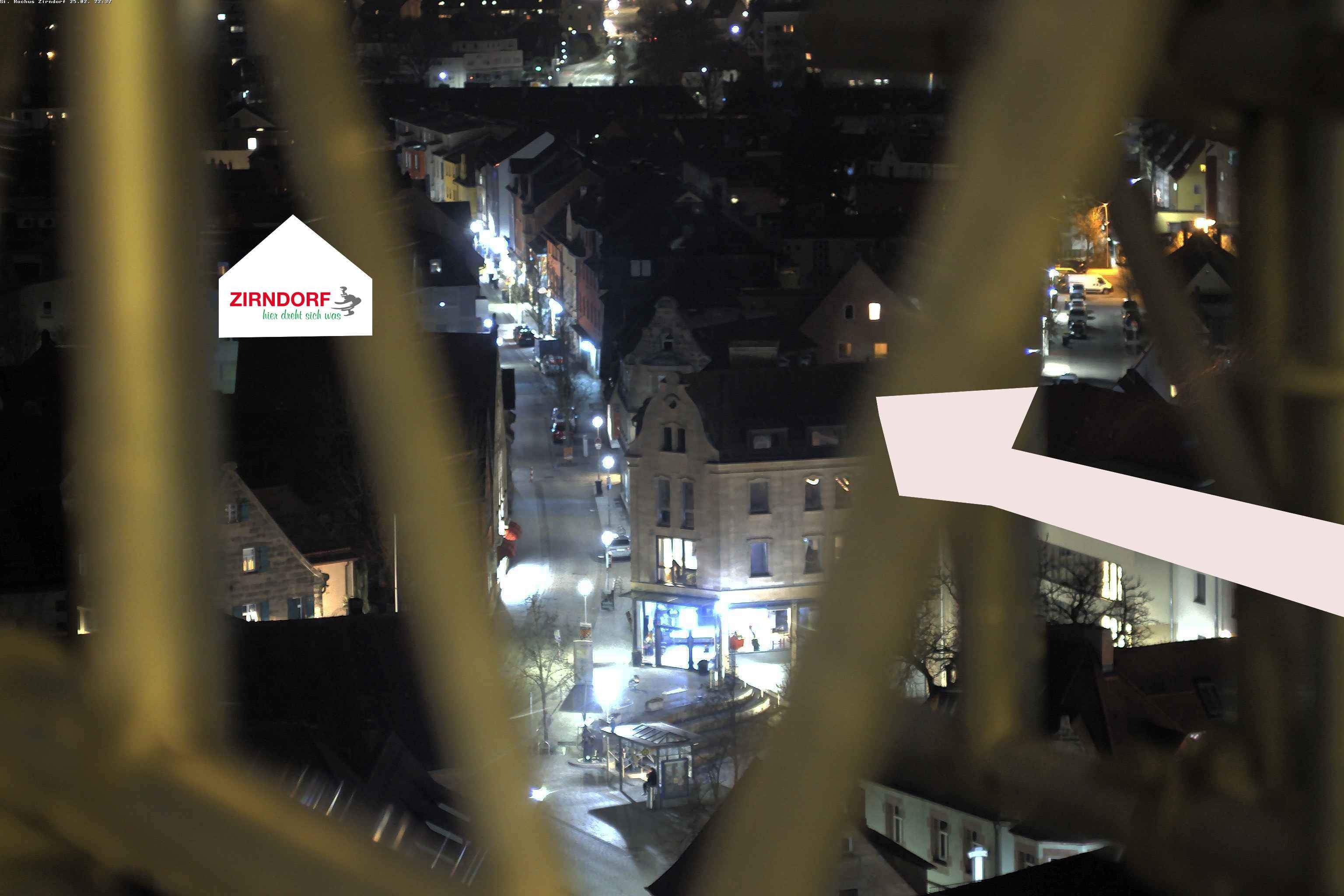 Archiv Foto Webcam Kirchturm Zirndorf