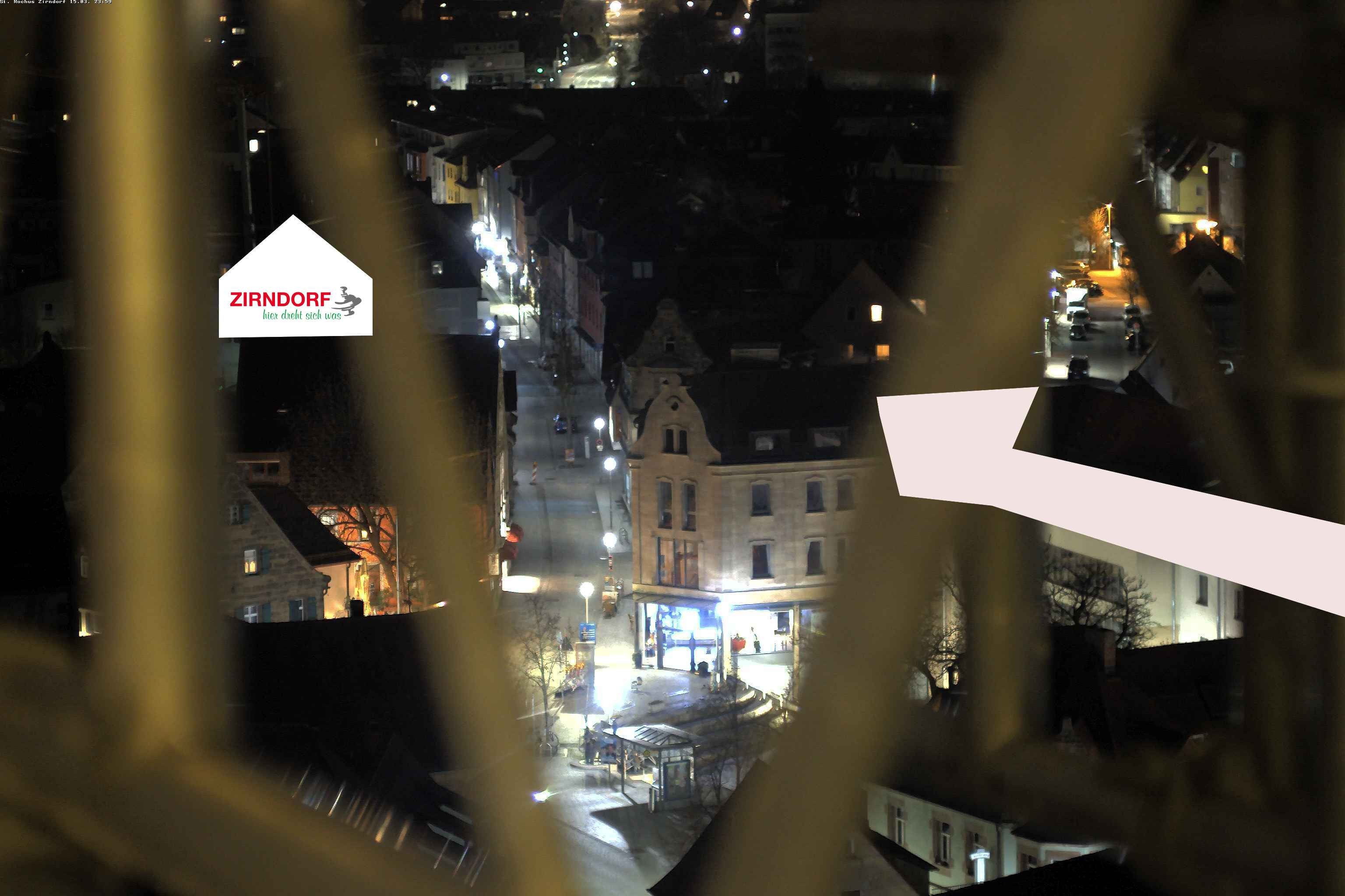 Archiv Foto Webcam Kirchturm Zirndorf