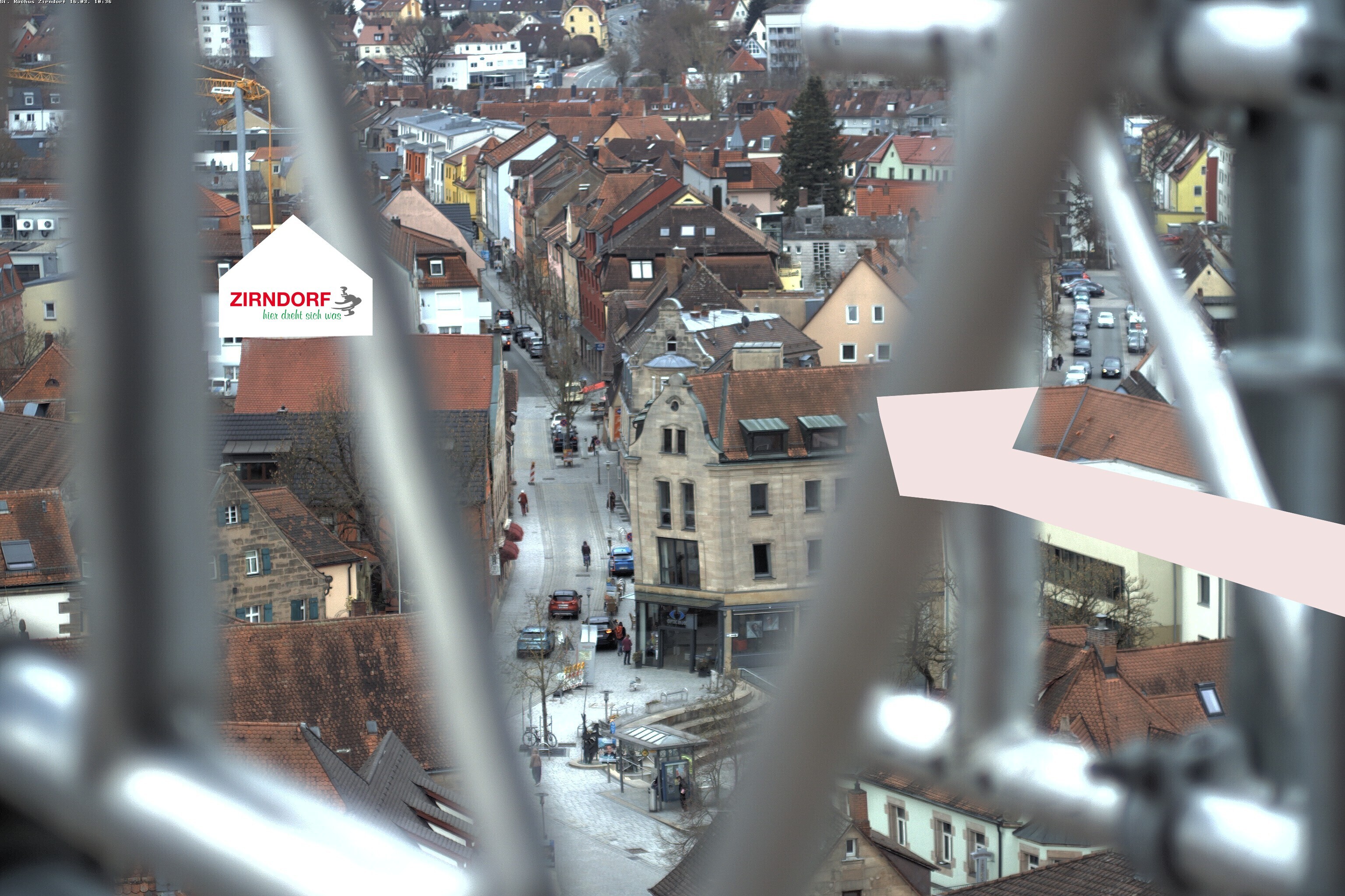 Archiv Foto Webcam Kirchturm Zirndorf