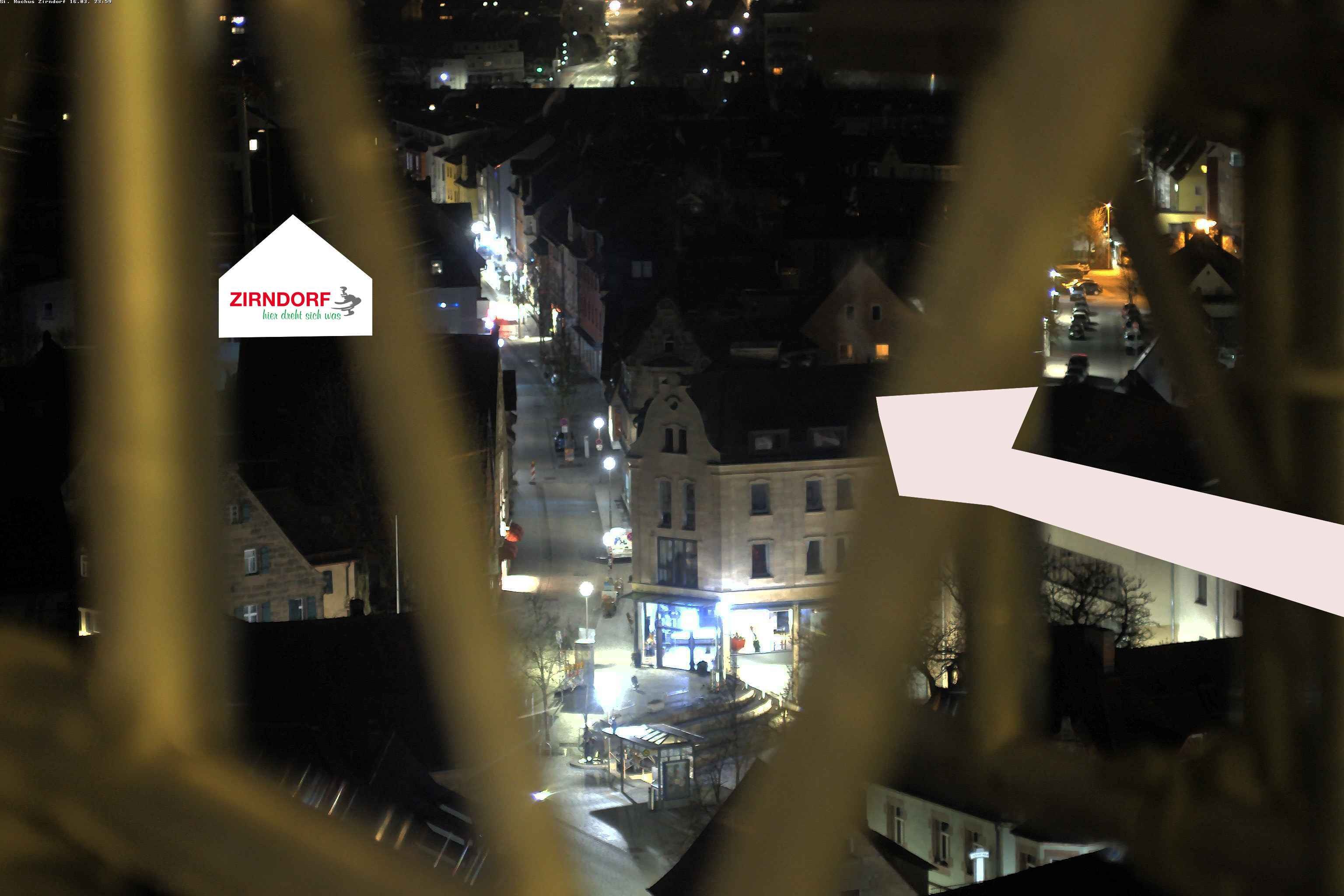 Archiv Foto Webcam Kirchturm Zirndorf