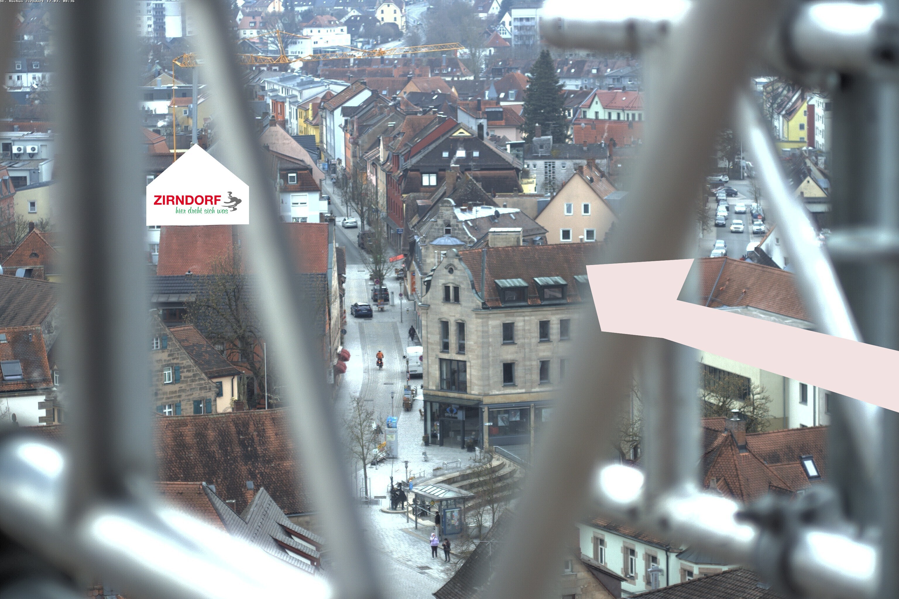 Archiv Foto Webcam Kirchturm Zirndorf