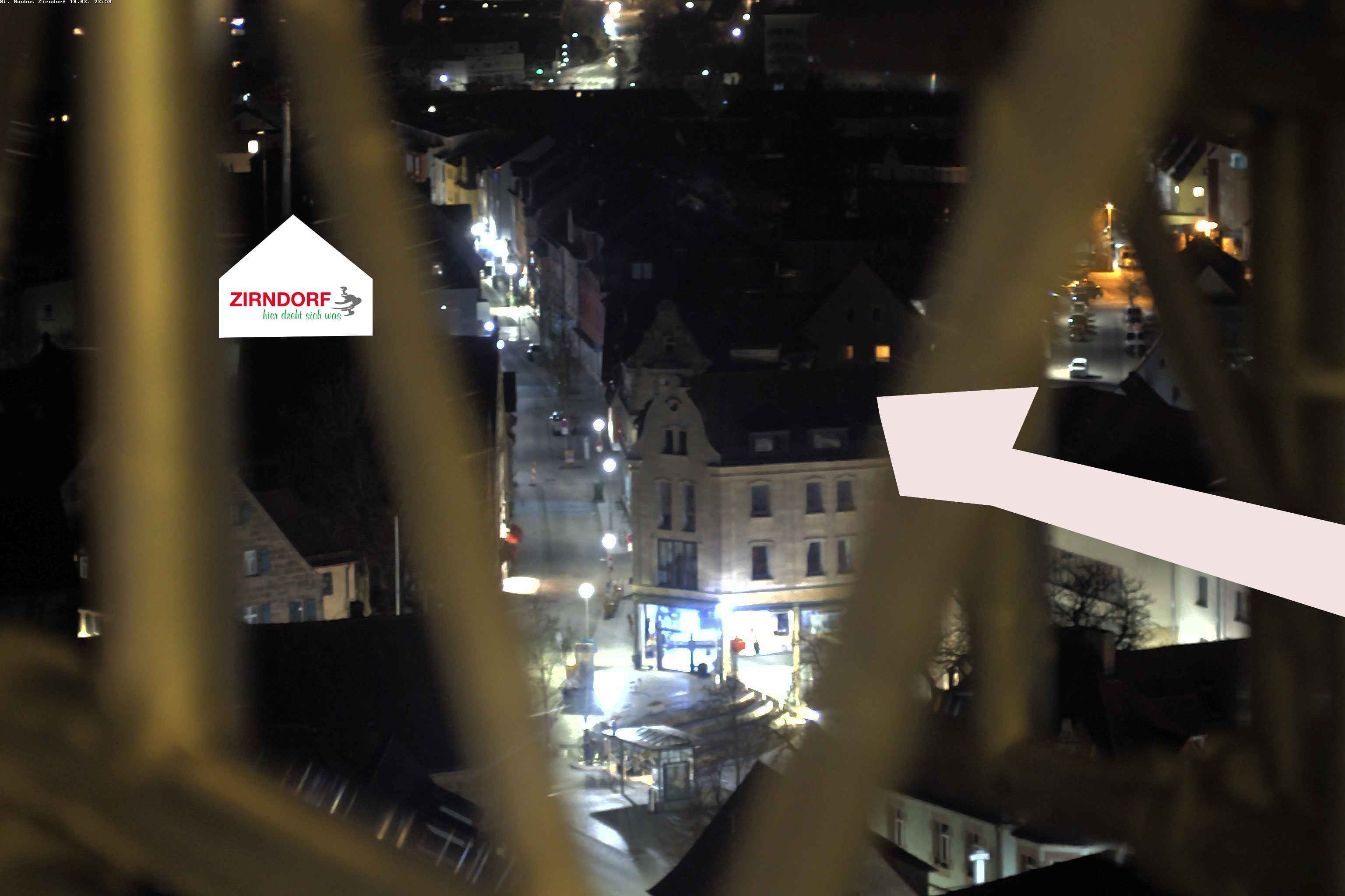 Archiv Foto Webcam Kirchturm Zirndorf