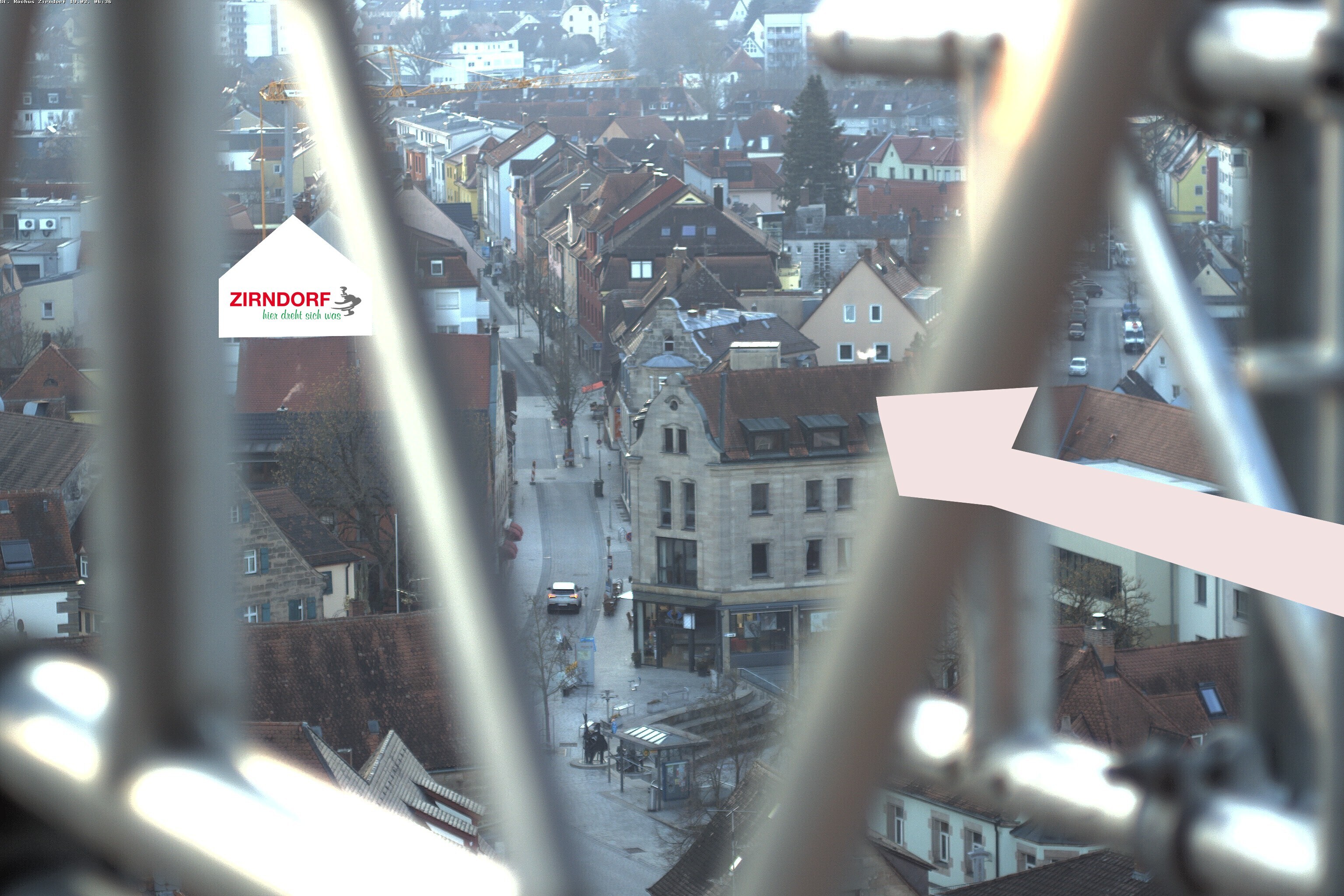Archiv Foto Webcam Kirchturm Zirndorf