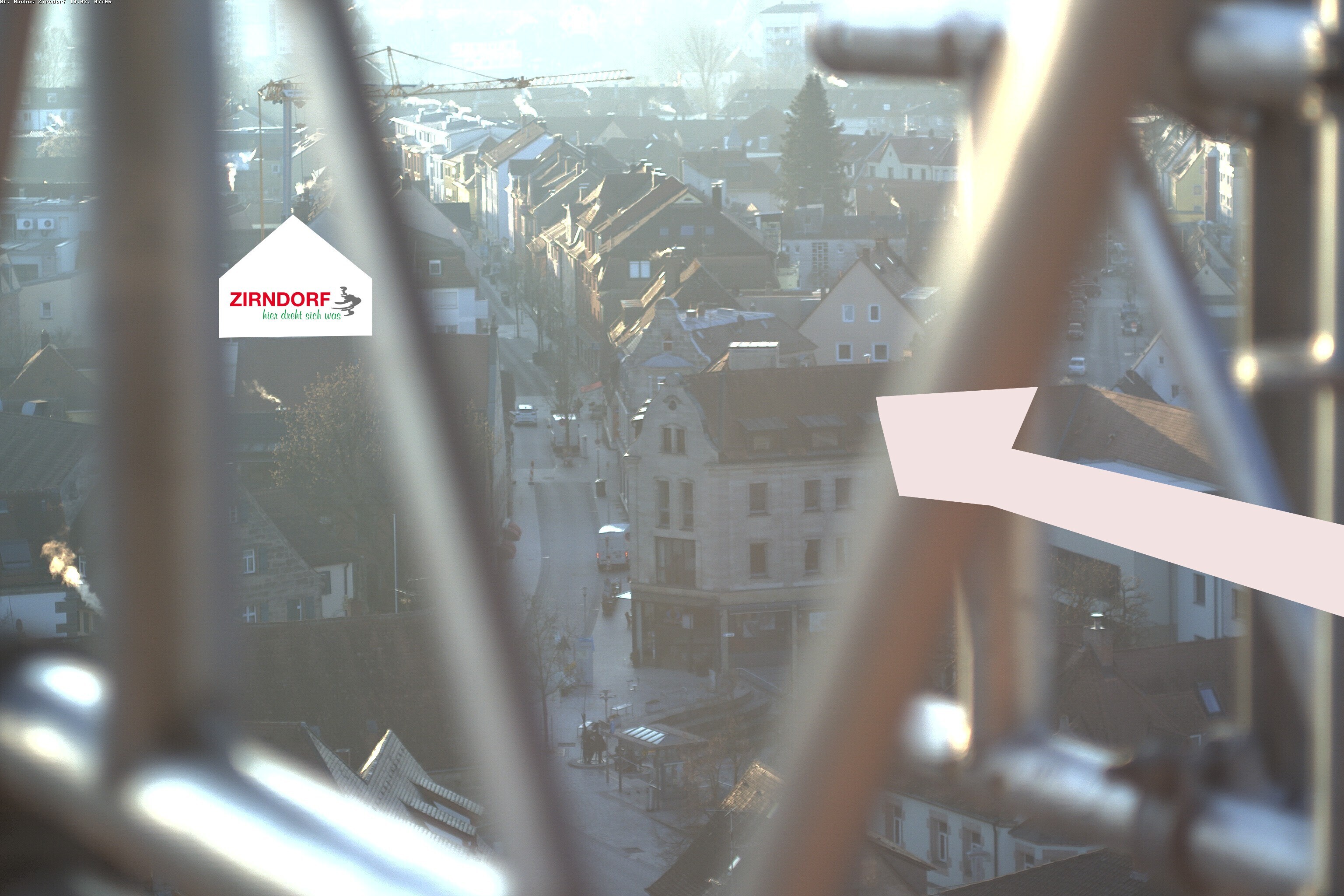 Archiv Foto Webcam Kirchturm Zirndorf