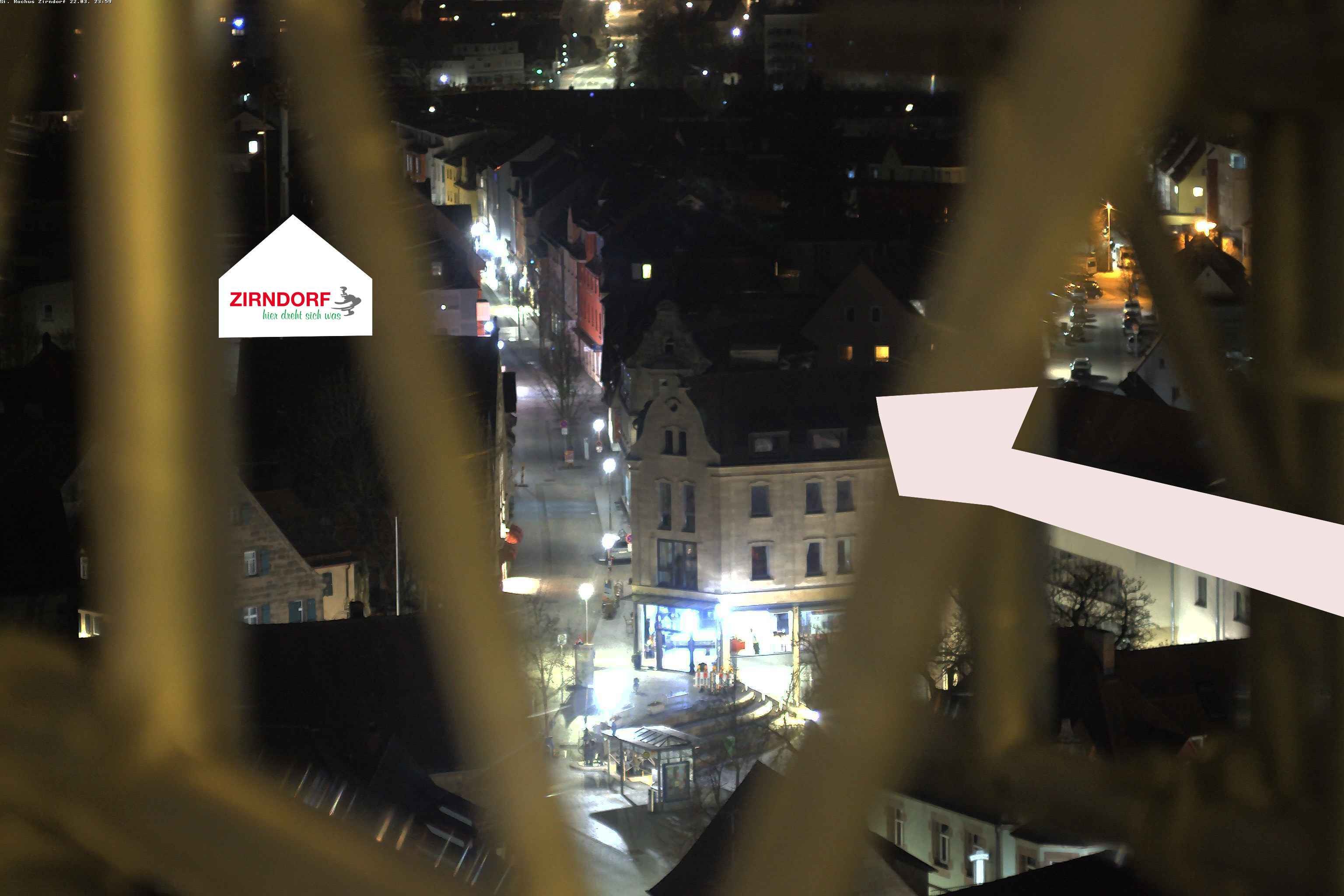 Archiv Foto Webcam Kirchturm Zirndorf