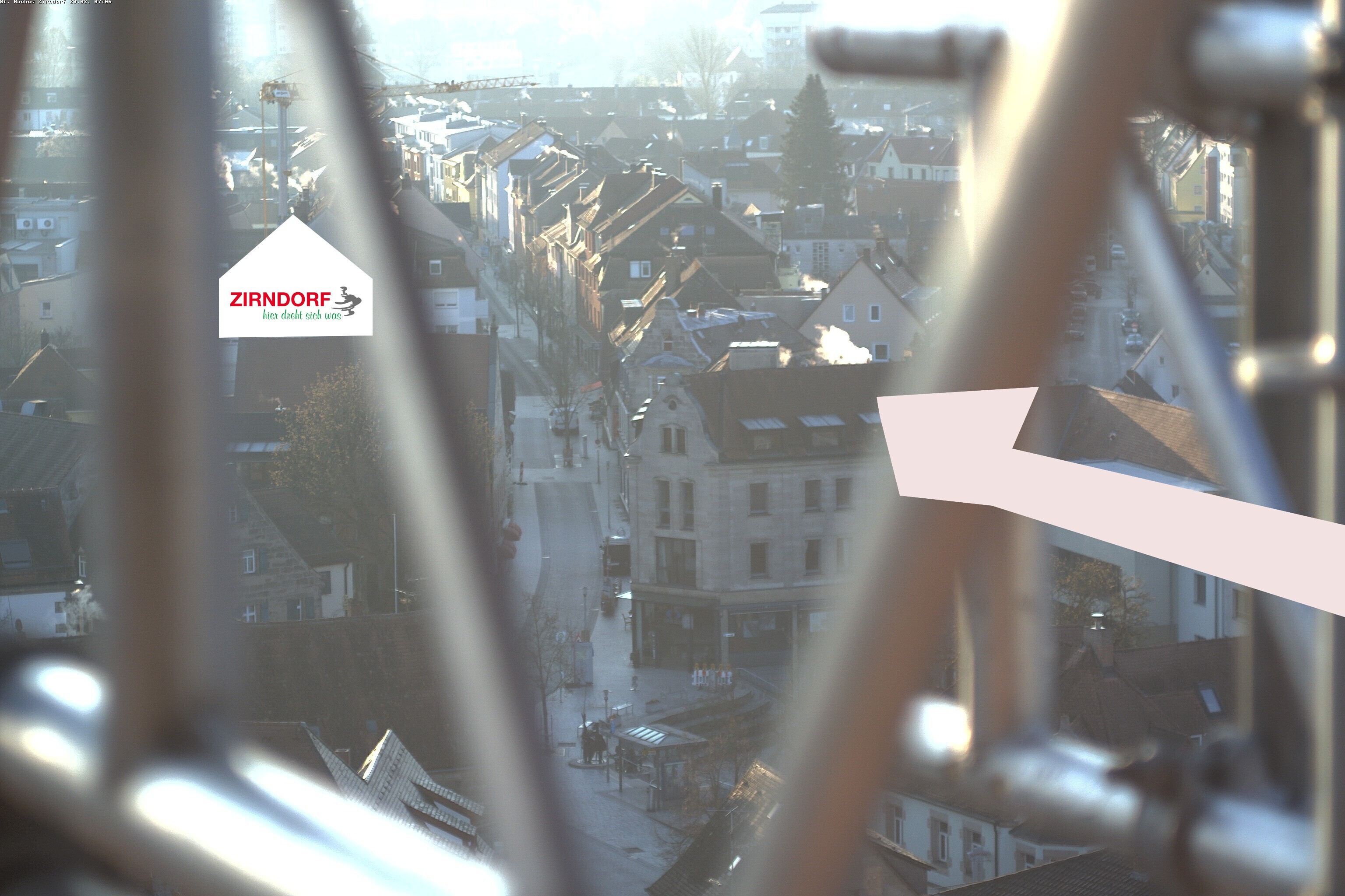 Archiv Foto Webcam Kirchturm Zirndorf