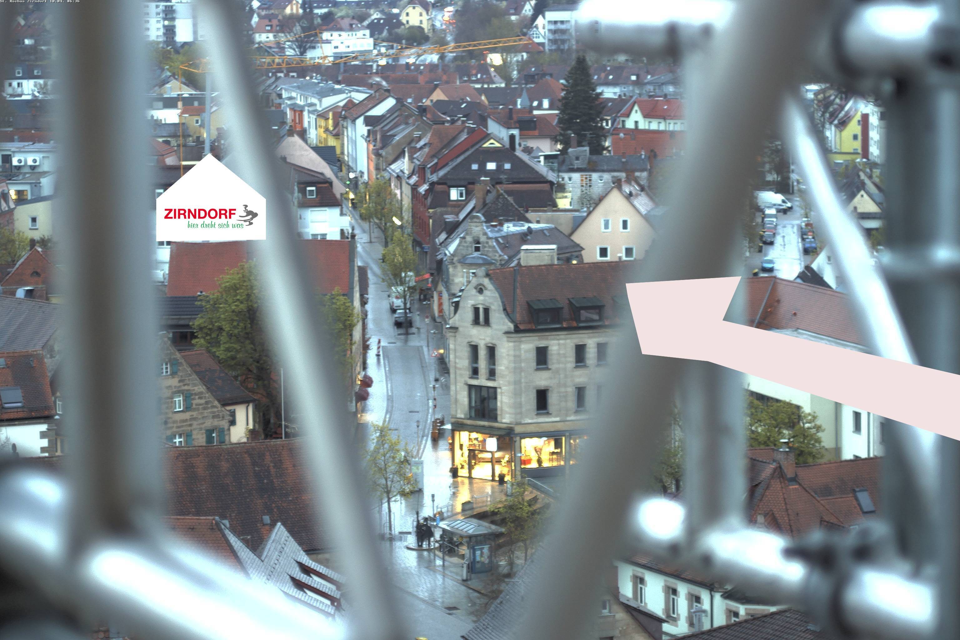 Archiv Foto Webcam Kirchturm Zirndorf