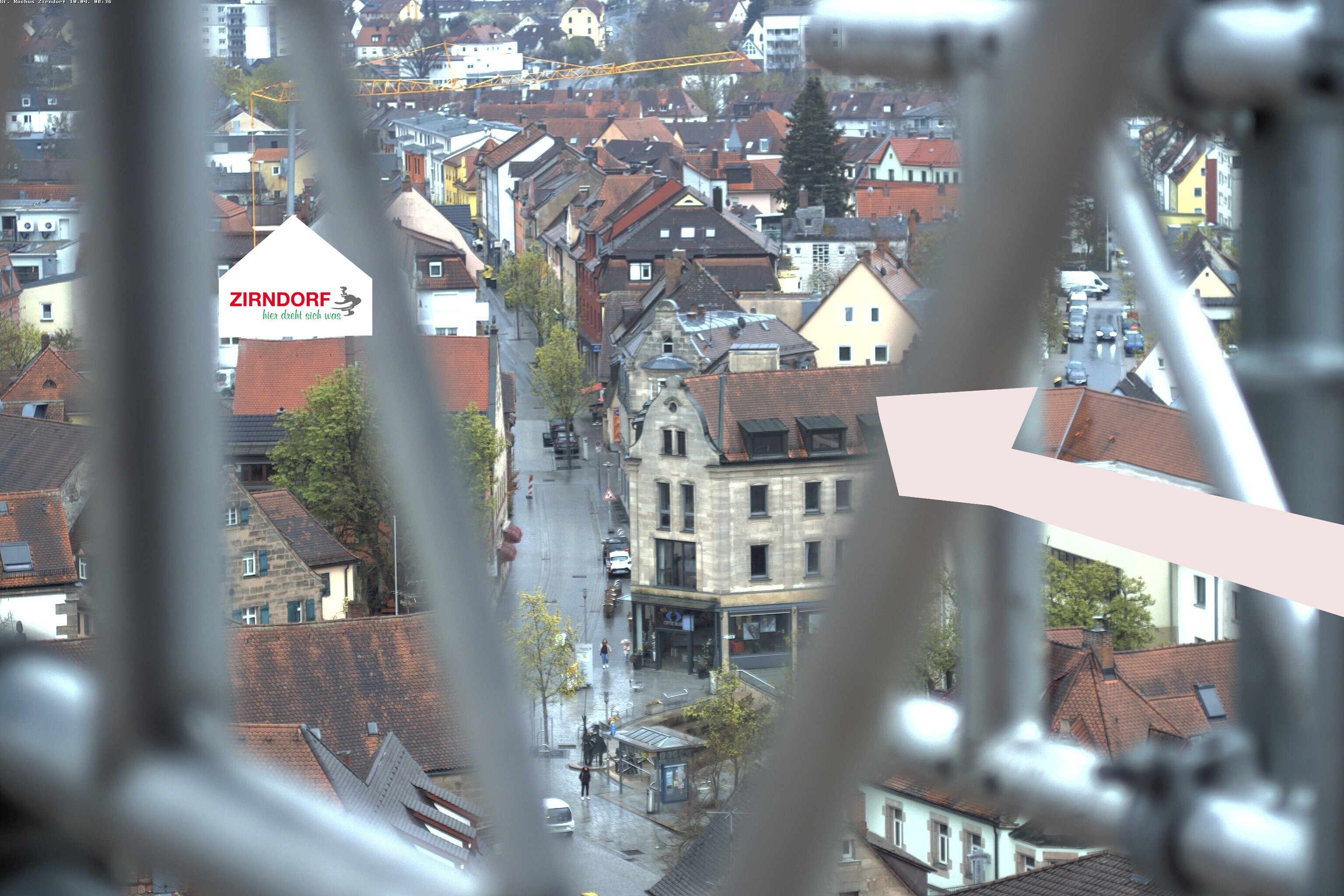 Archiv Foto Webcam Kirchturm Zirndorf