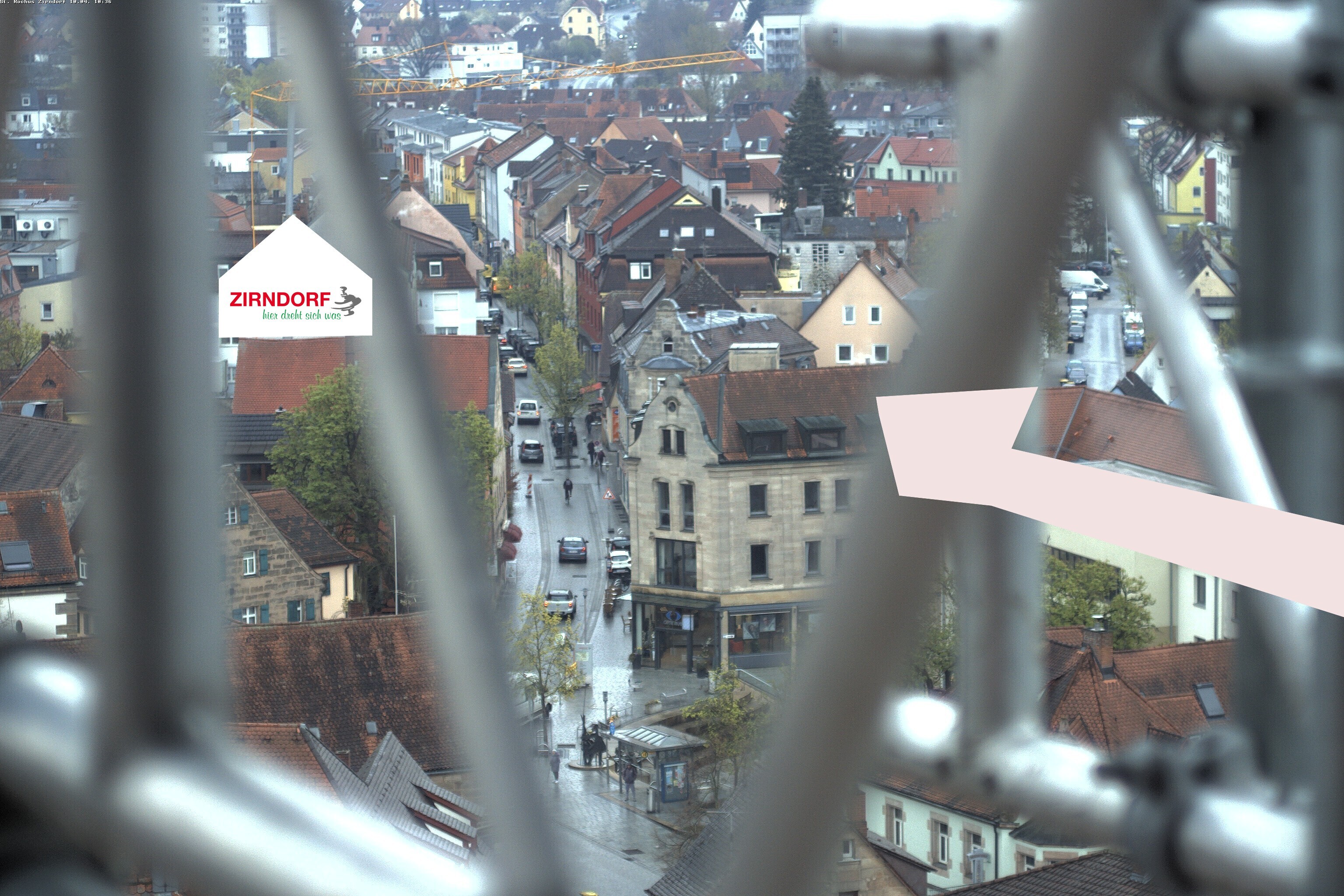 Archiv Foto Webcam Kirchturm Zirndorf