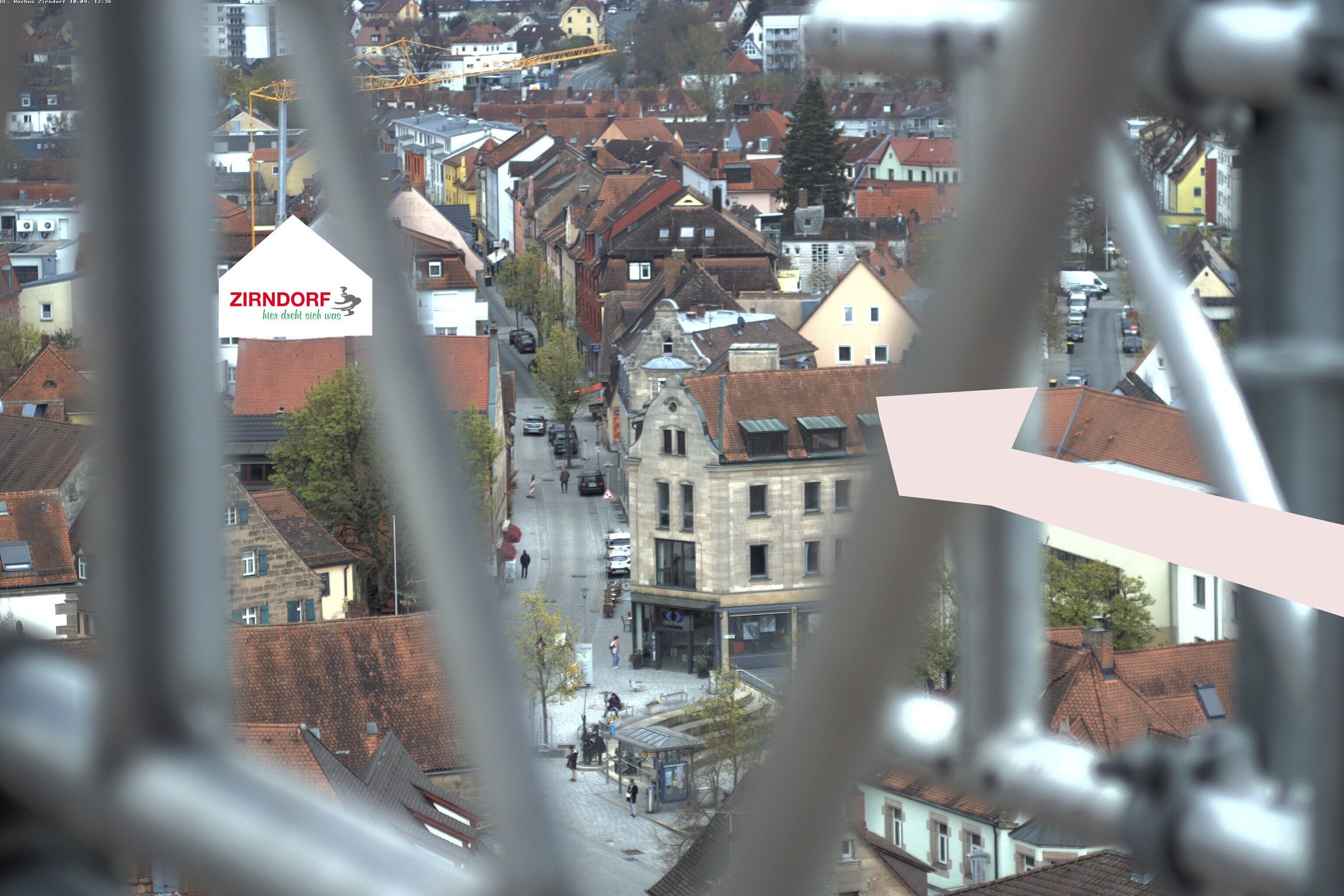 Archiv Foto Webcam Kirchturm Zirndorf
