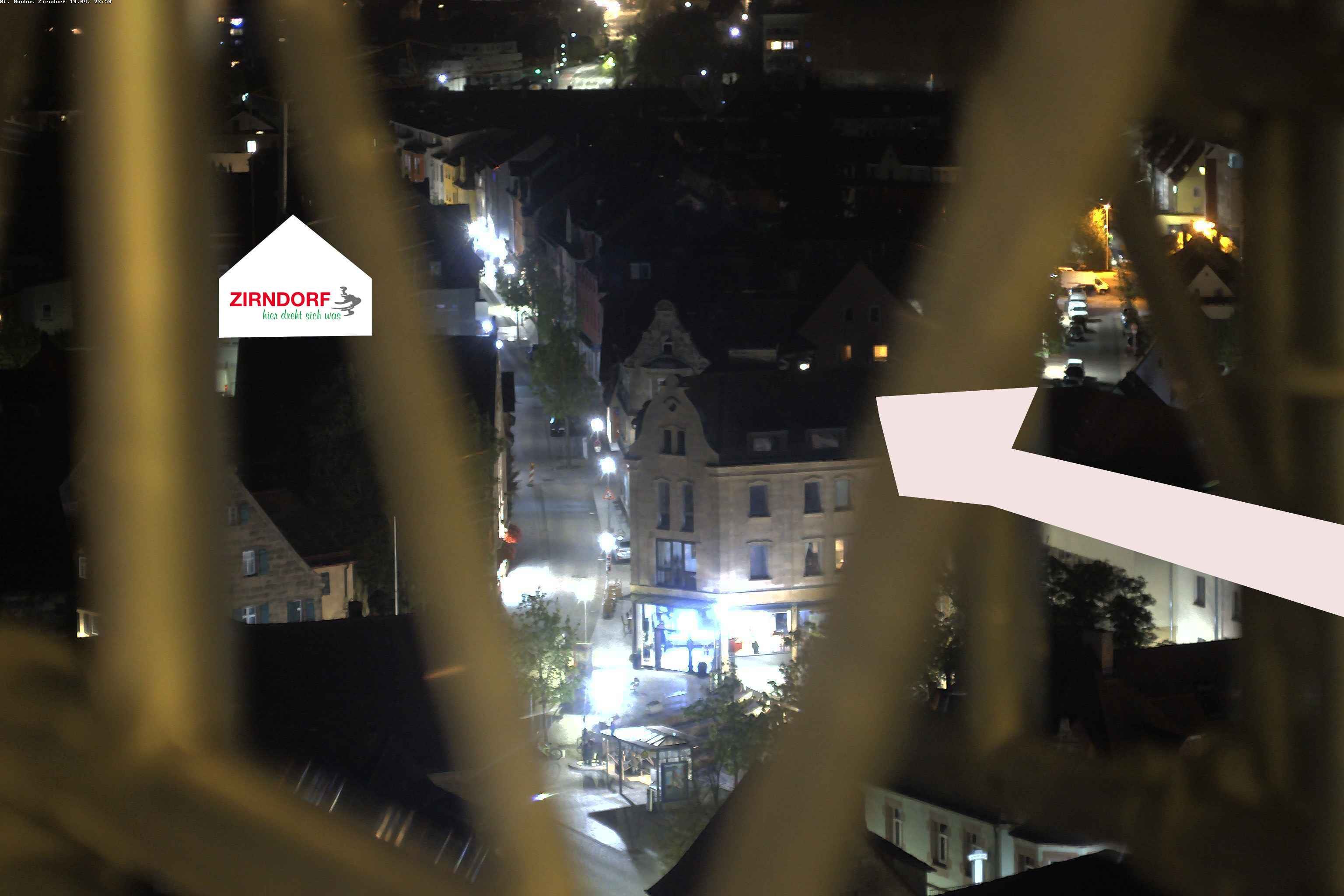 Archiv Foto Webcam Kirchturm Zirndorf