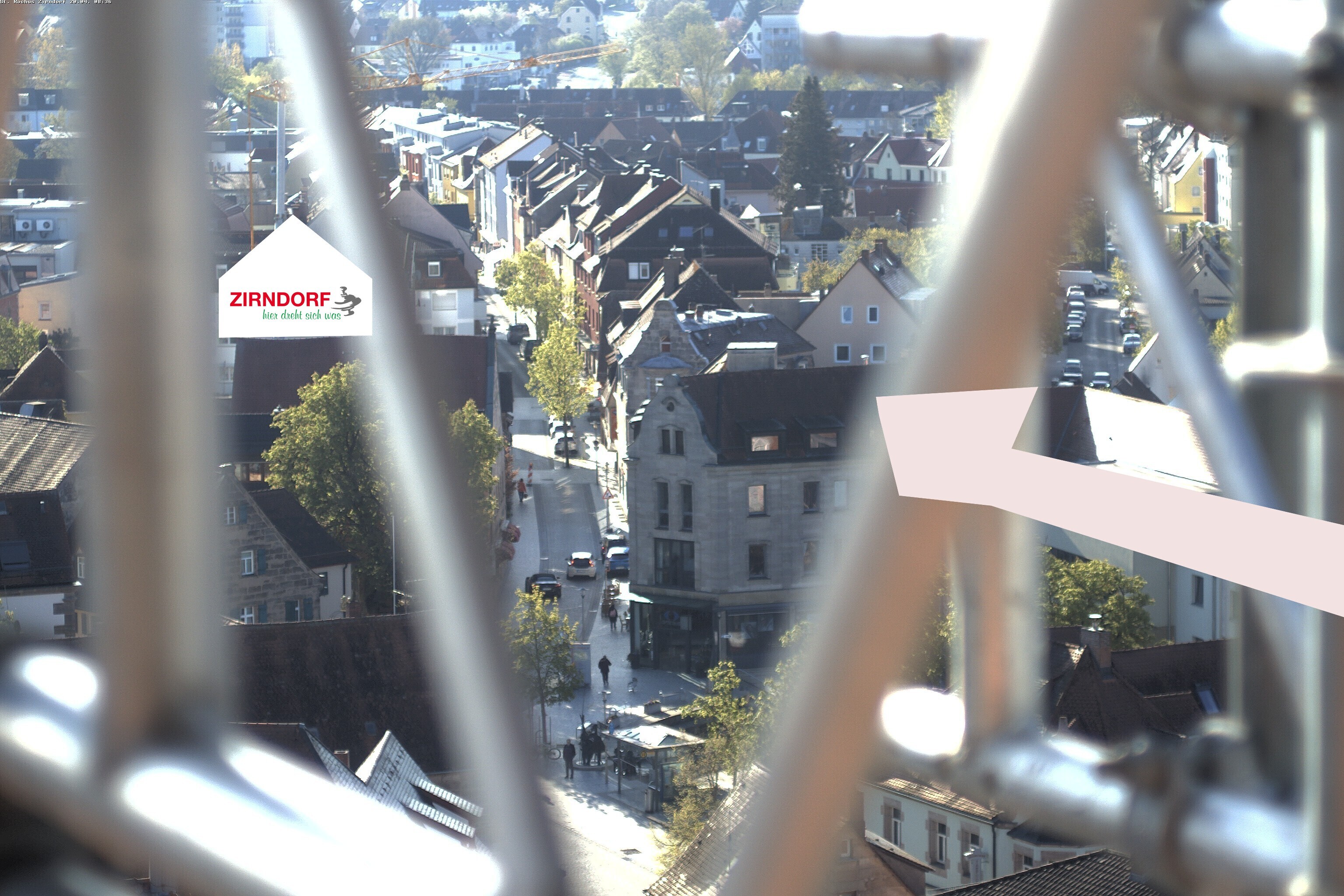 Archiv Foto Webcam Kirchturm Zirndorf