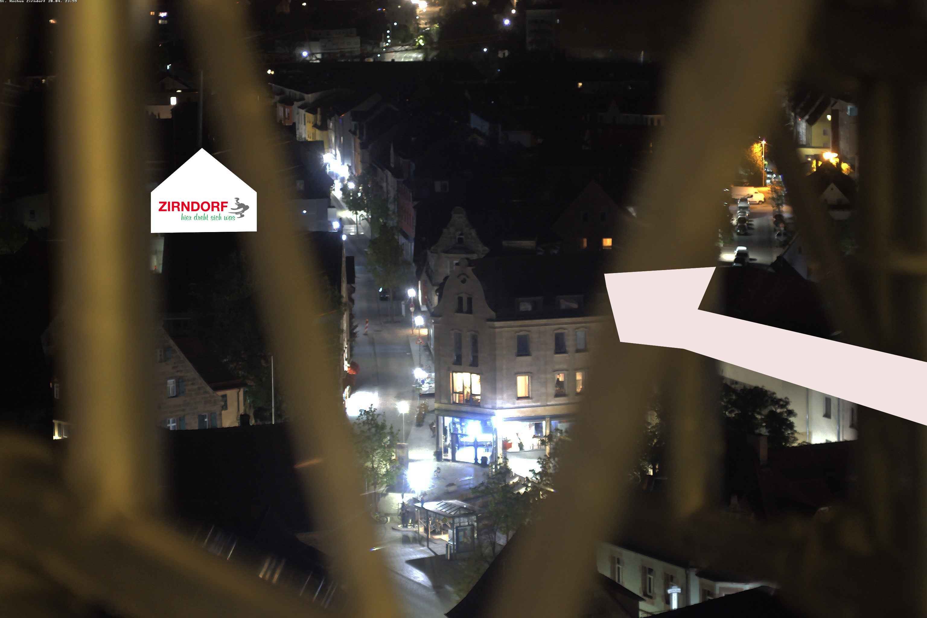 Archiv Foto Webcam Kirchturm Zirndorf