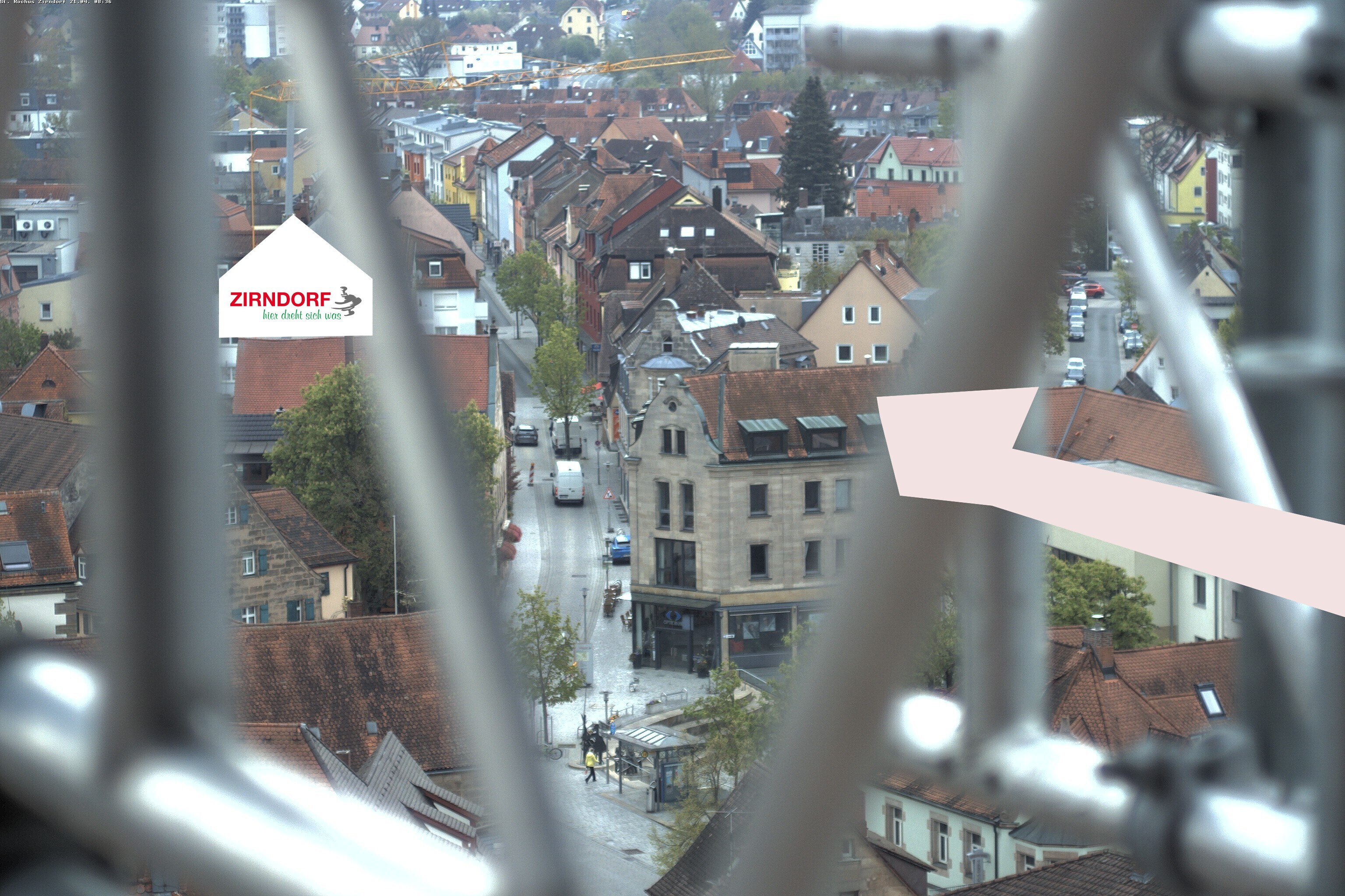 Archiv Foto Webcam Kirchturm Zirndorf