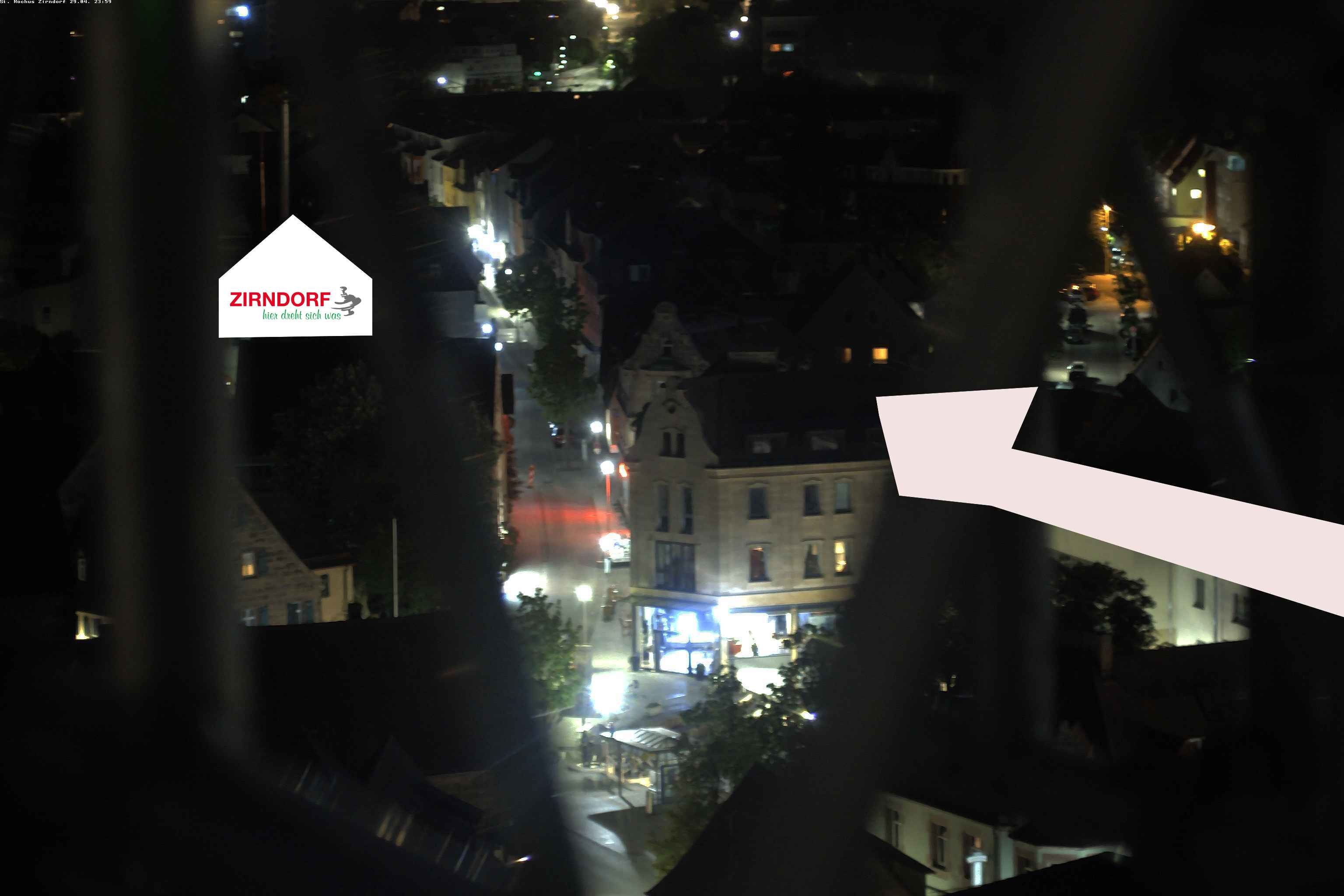 Archiv Foto Webcam Kirchturm Zirndorf