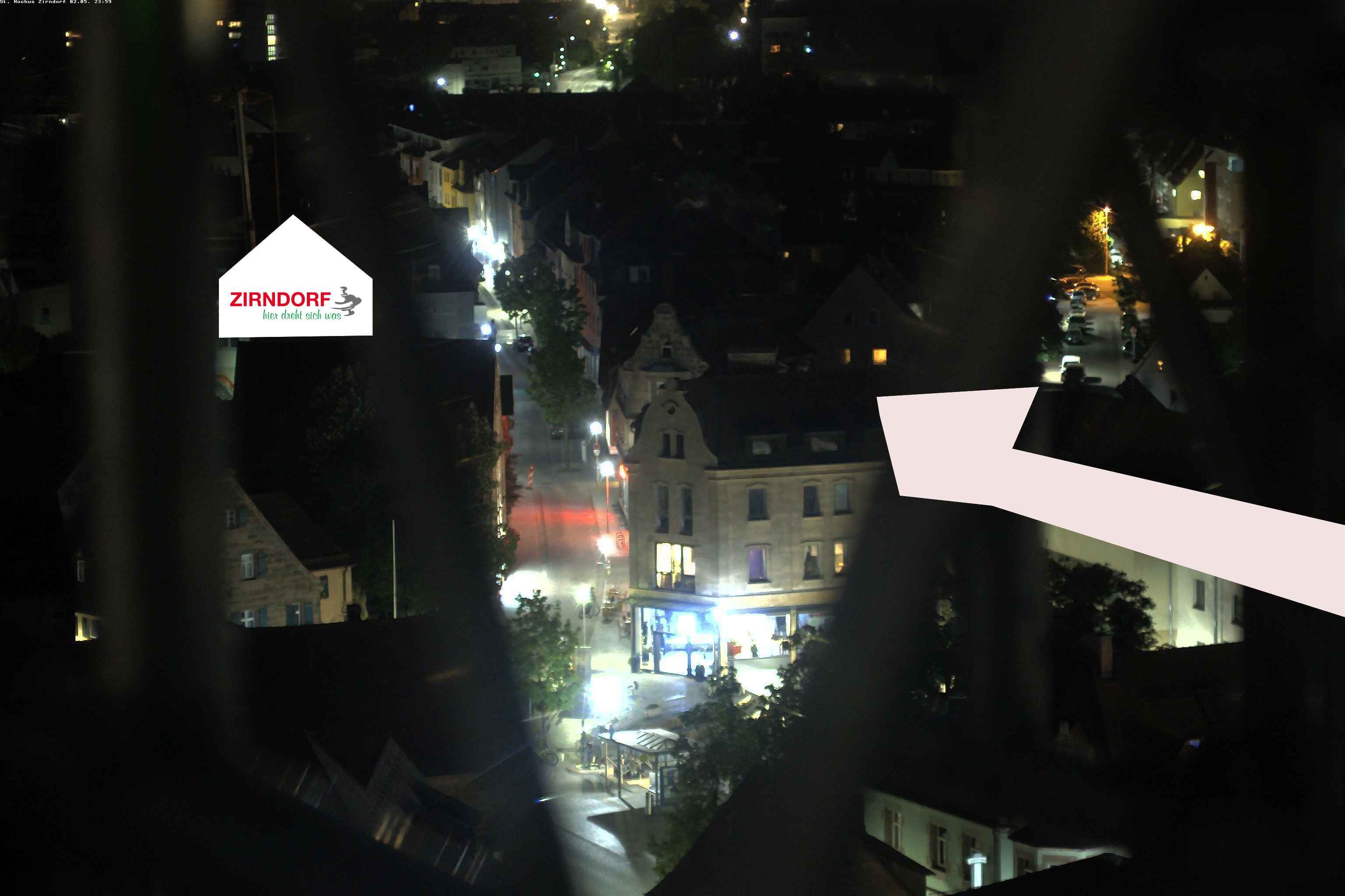 Archiv Foto Webcam Kirchturm Zirndorf