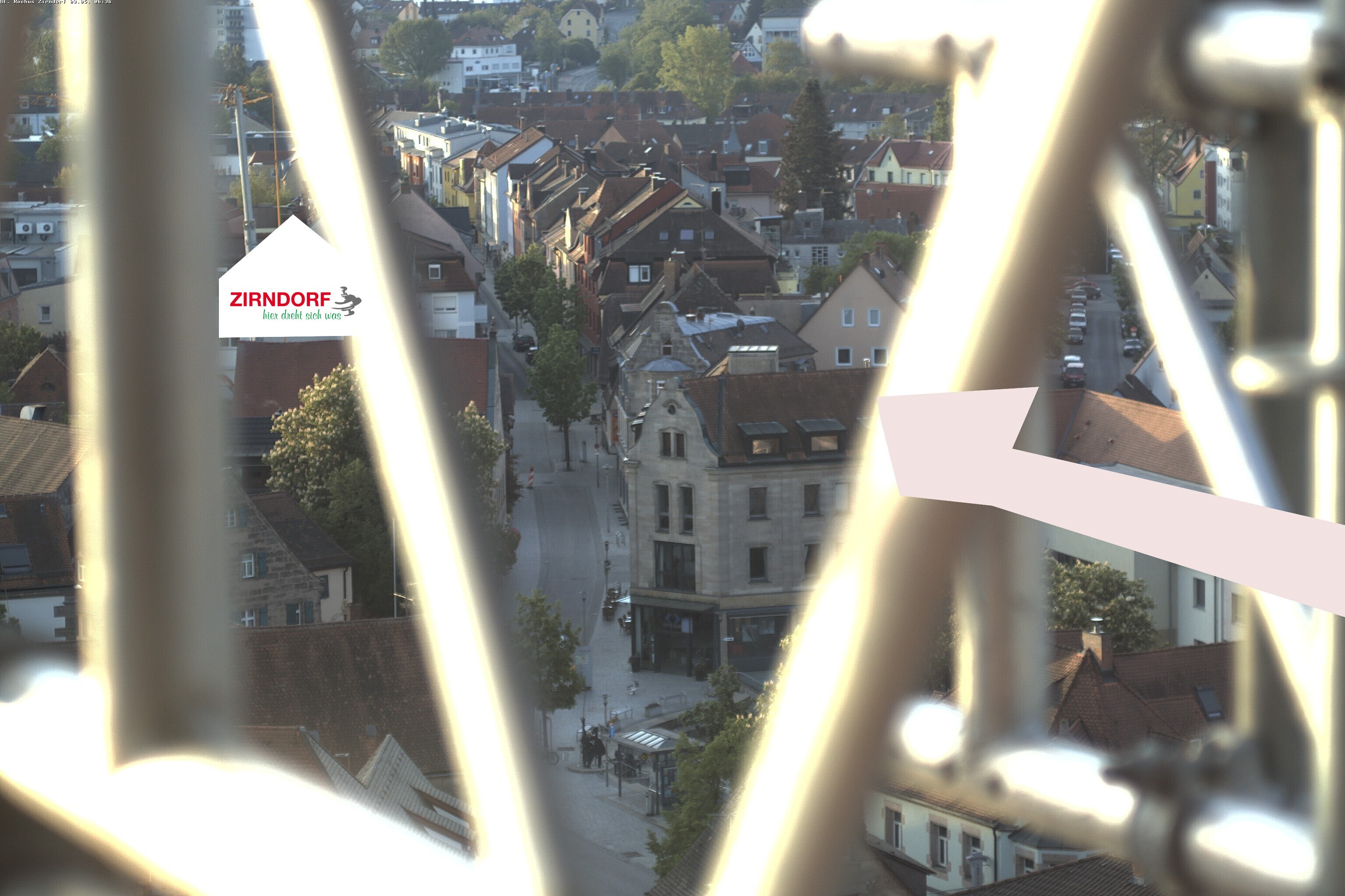 Archiv Foto Webcam Kirchturm Zirndorf