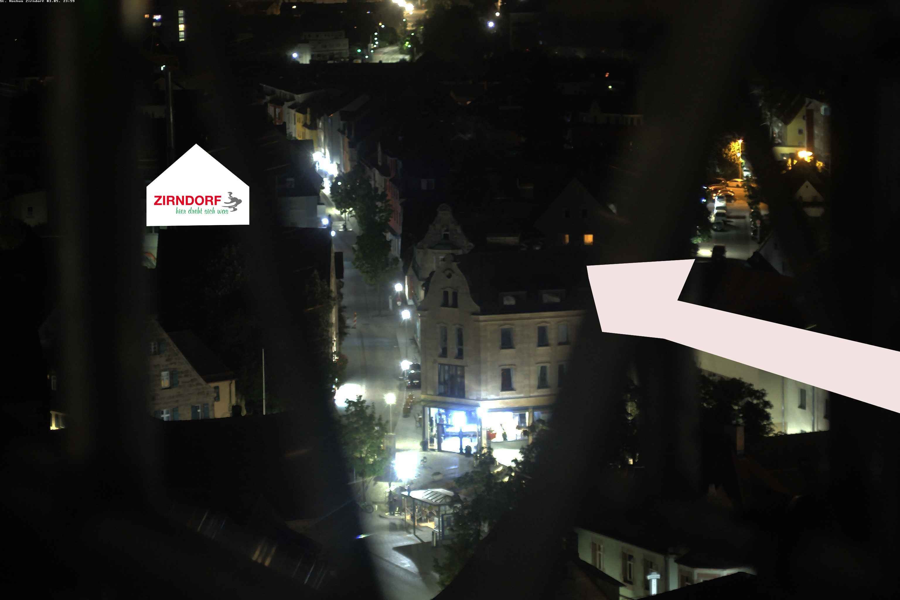 Archiv Foto Webcam Kirchturm Zirndorf