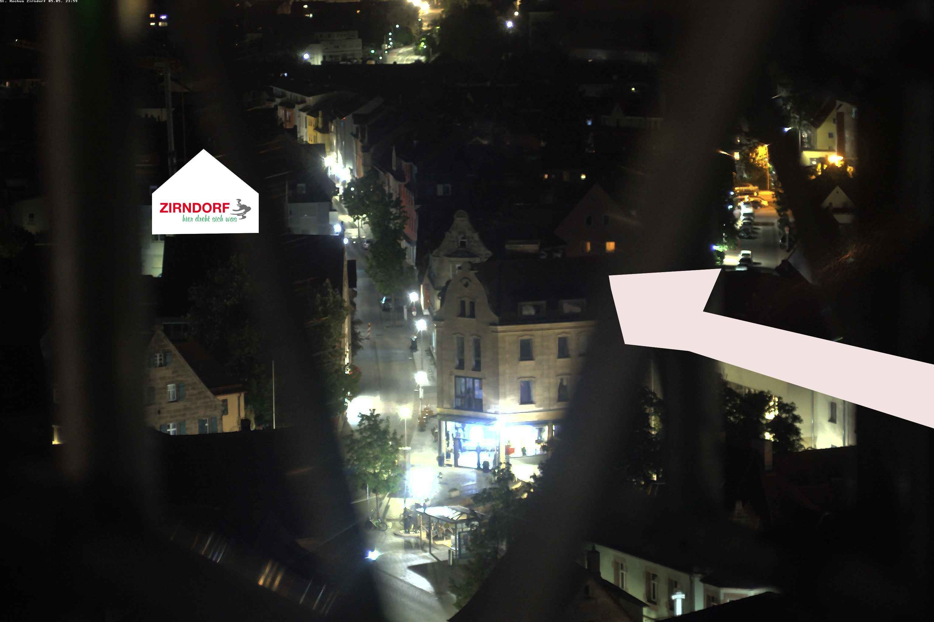 Archiv Foto Webcam Kirchturm Zirndorf