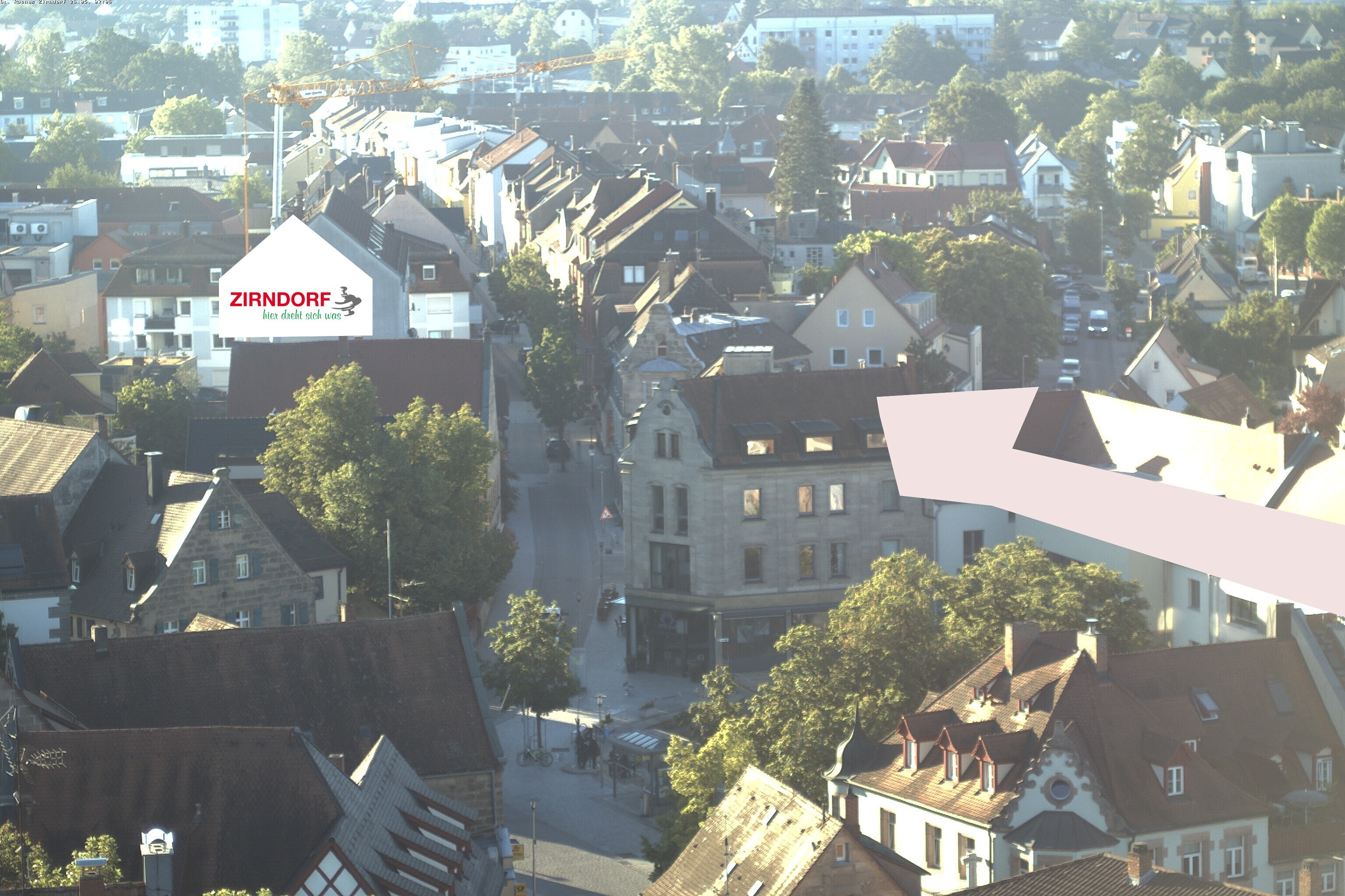 Archived image Webcam View of Zirndorf
