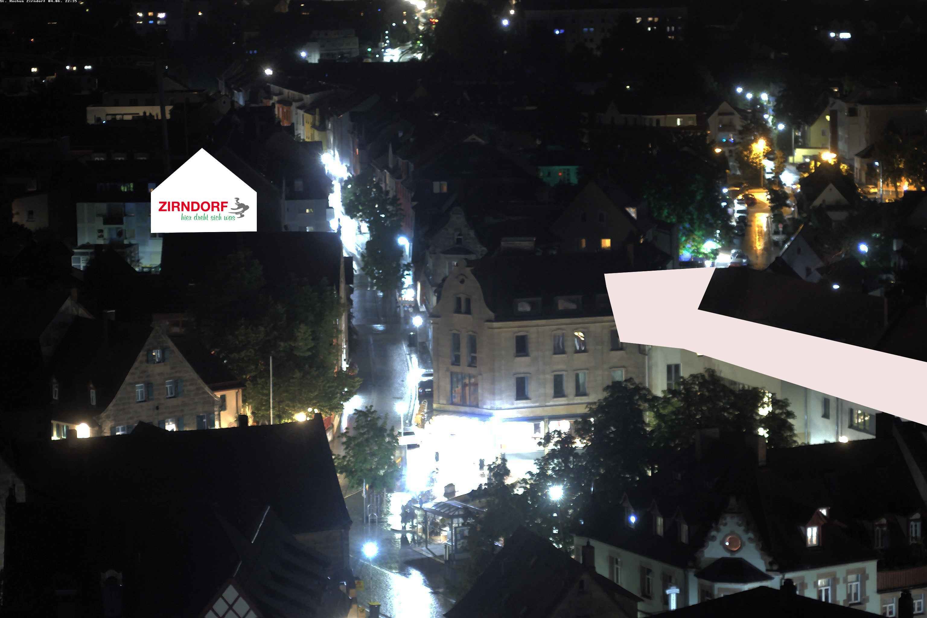 Archiv Foto Webcam Kirchturm Zirndorf