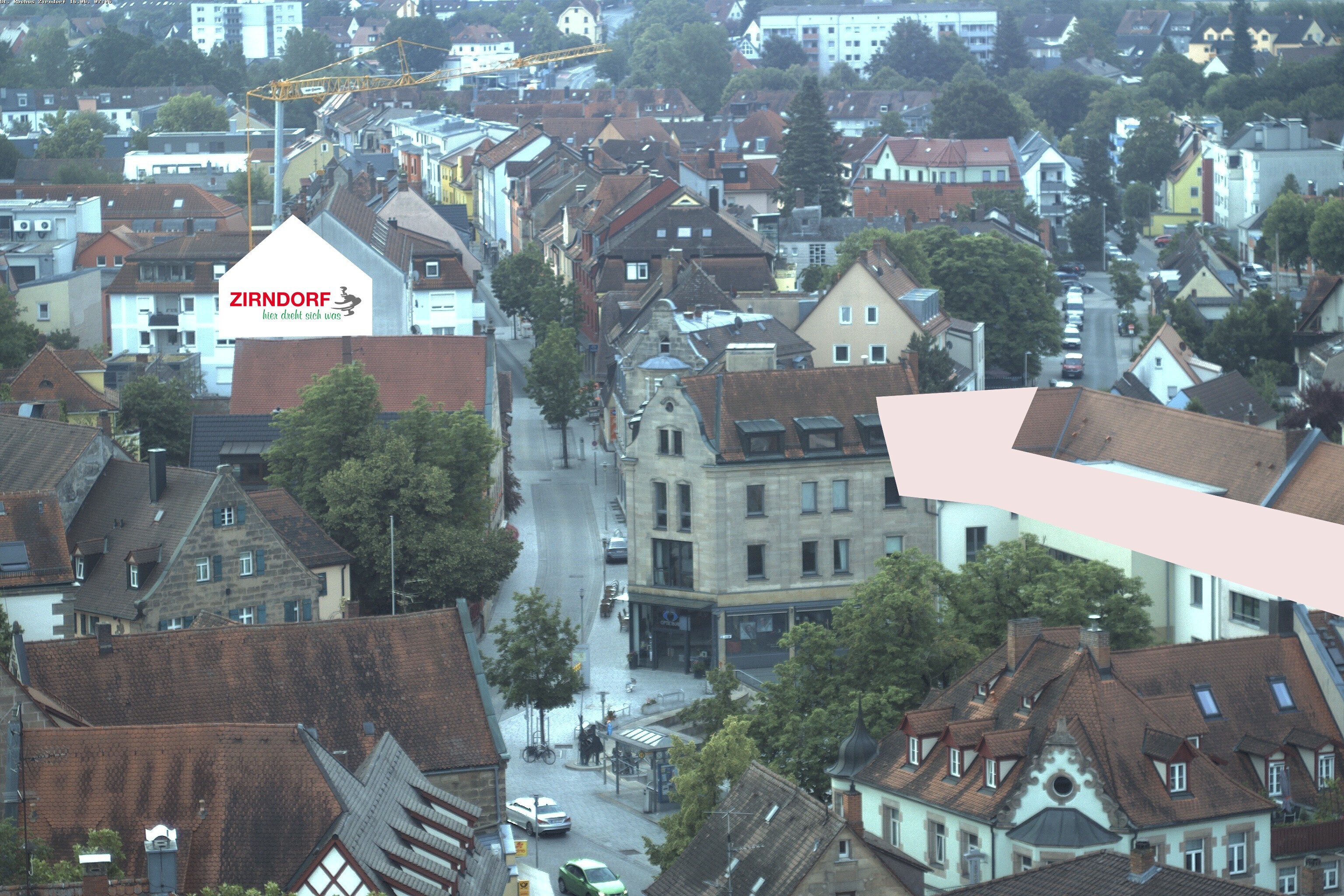 Archived image Webcam View of Zirndorf